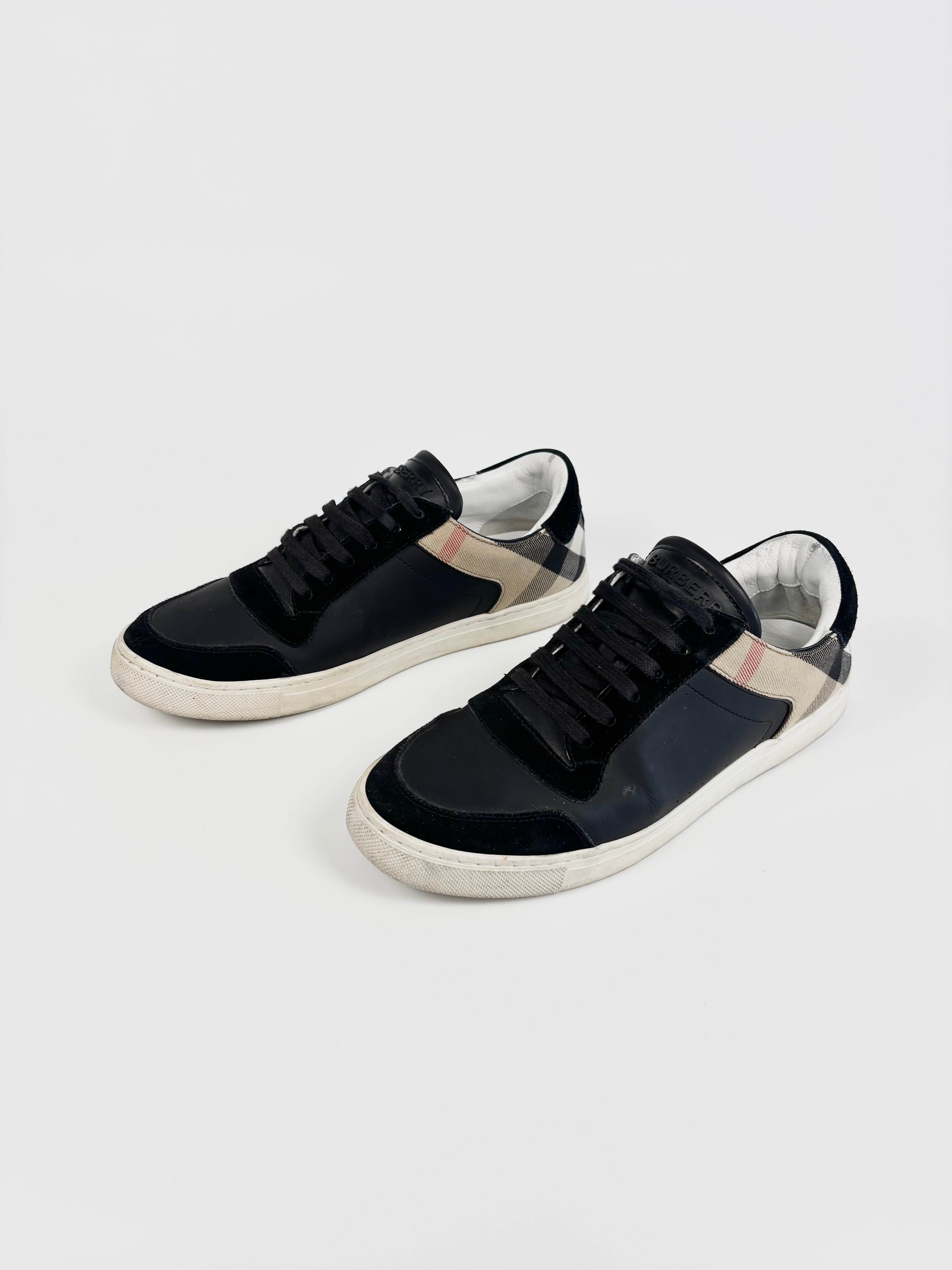 Burberry Checked Monogram Sneakers