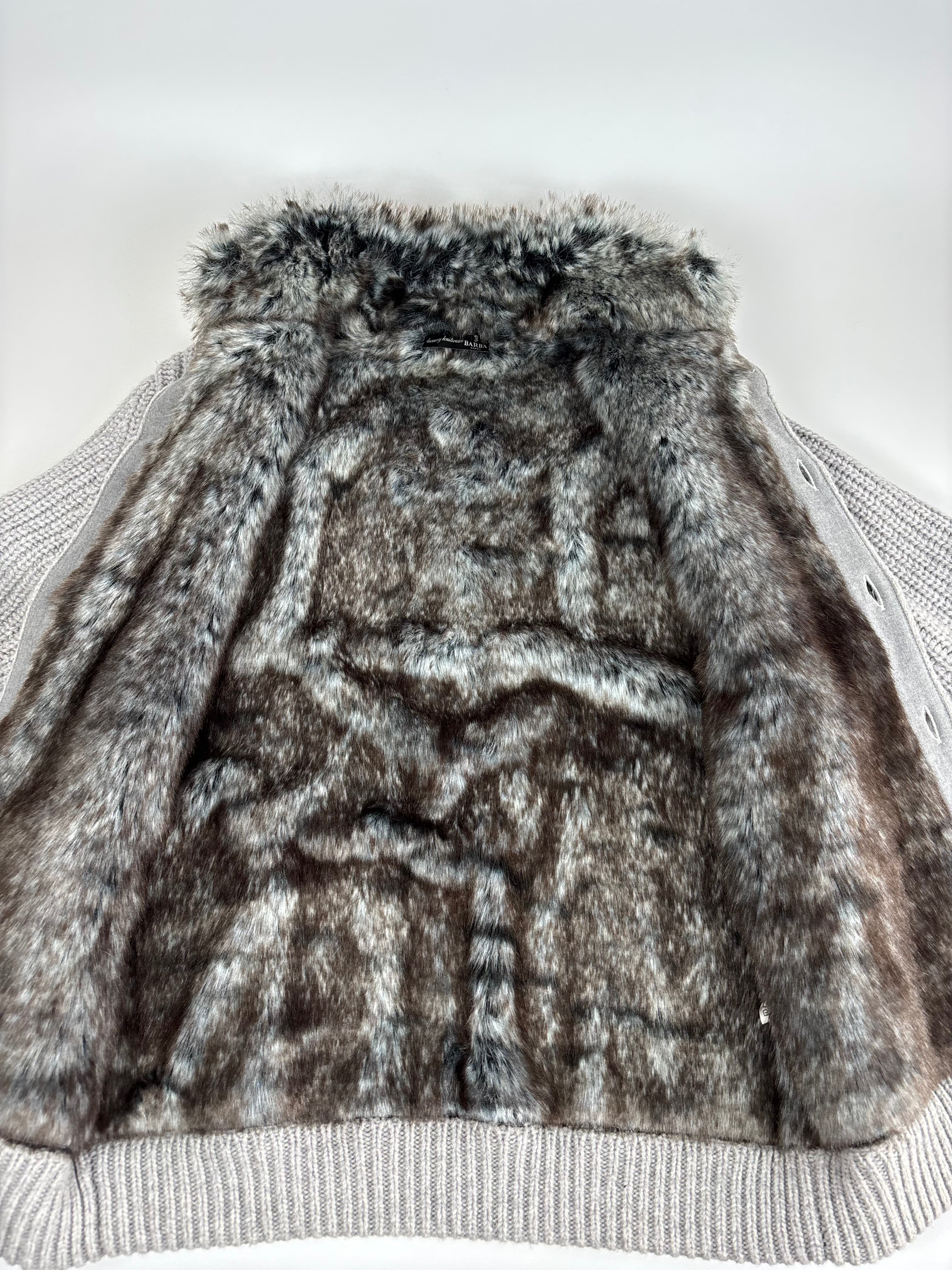 Barba Napoli Fur Cardigan Jacket