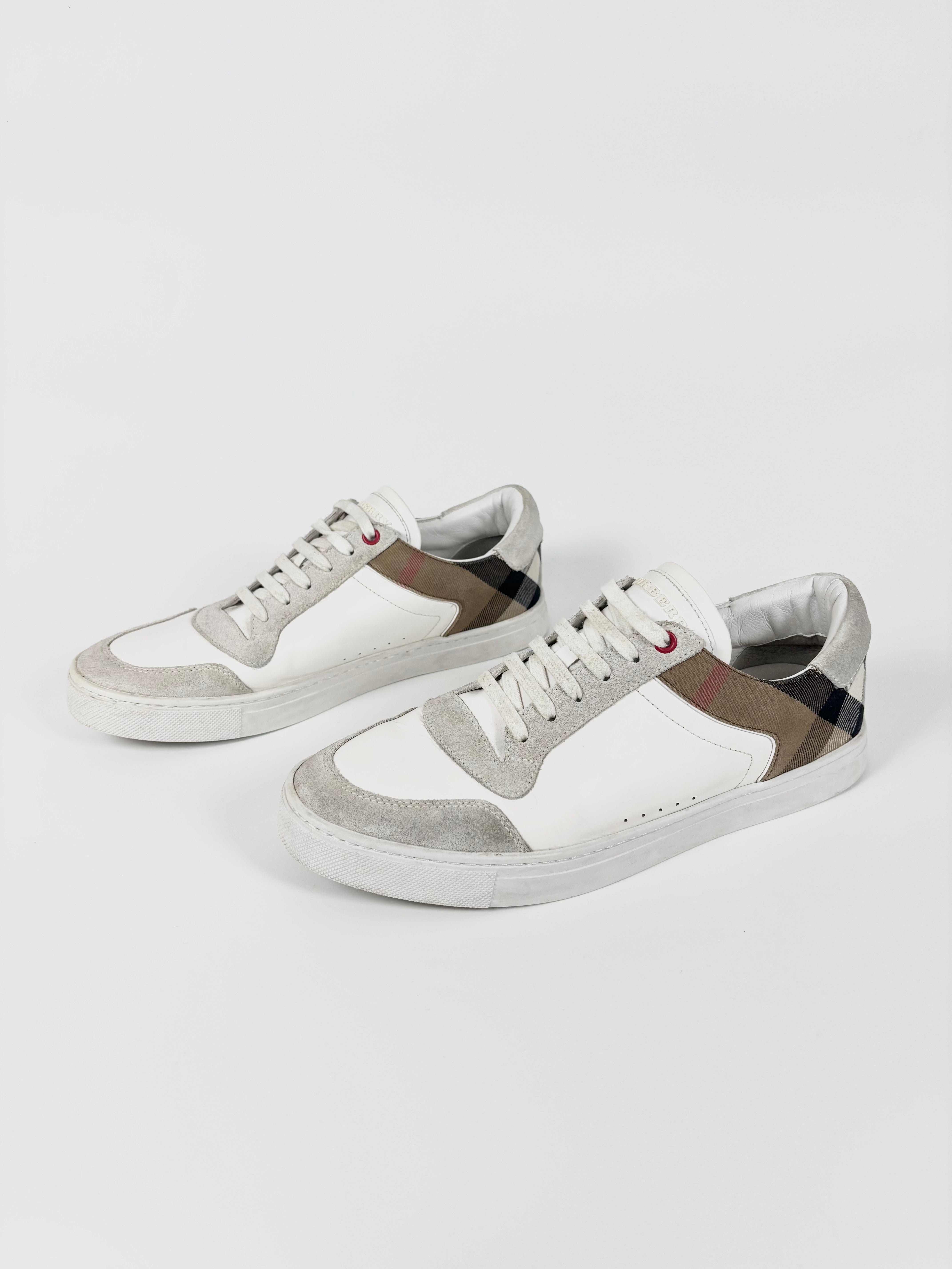 Burberry Checked Monogram Sneakers