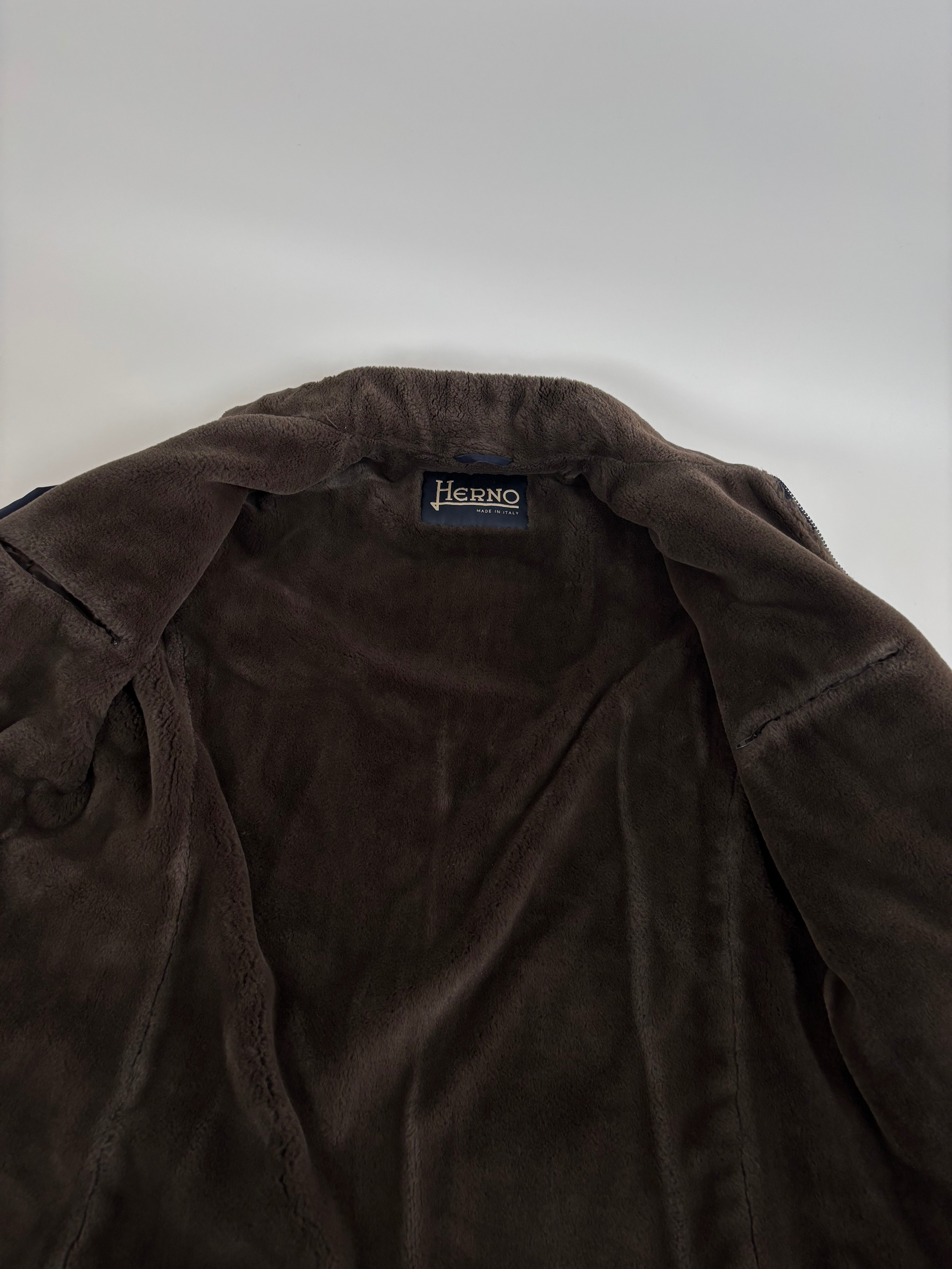 Herno Fur Lined Field Jacket
