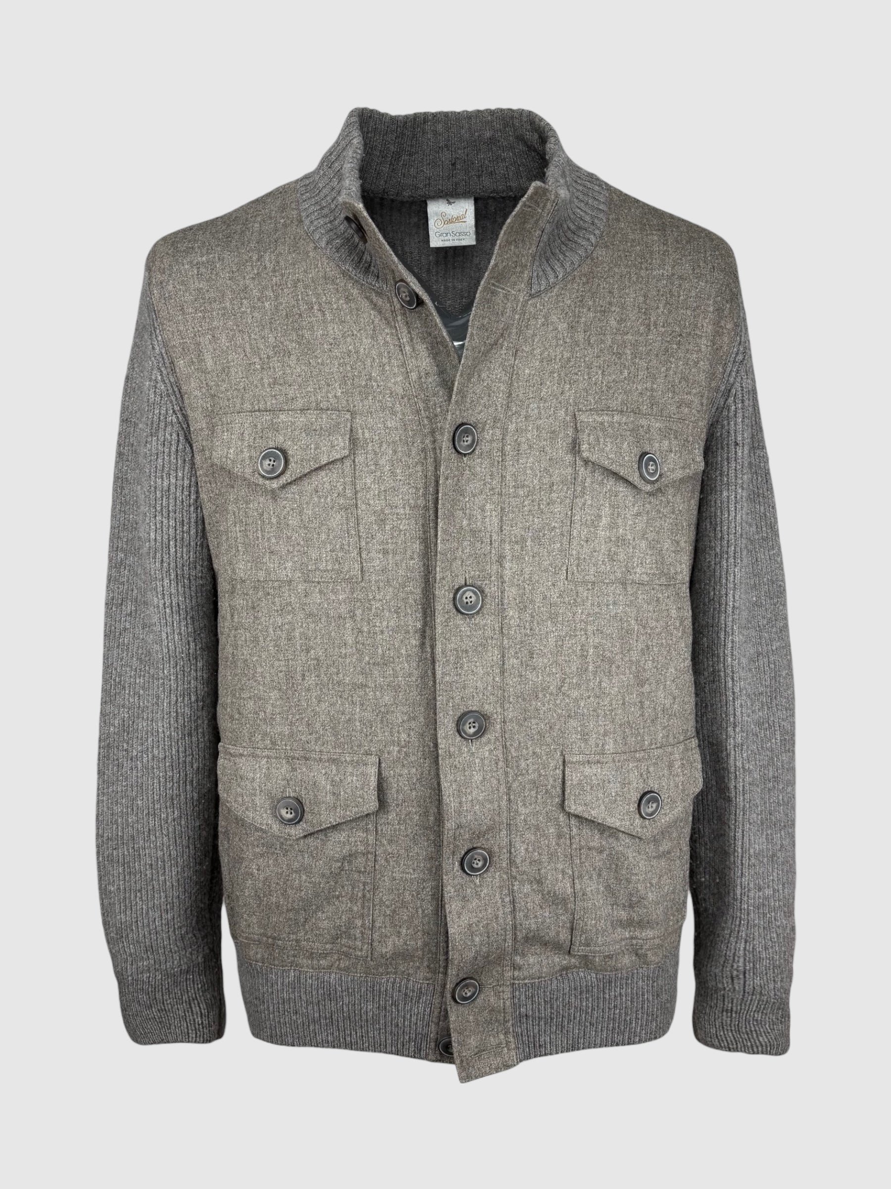 Gran Sasso Padded Cardigan Jacket
