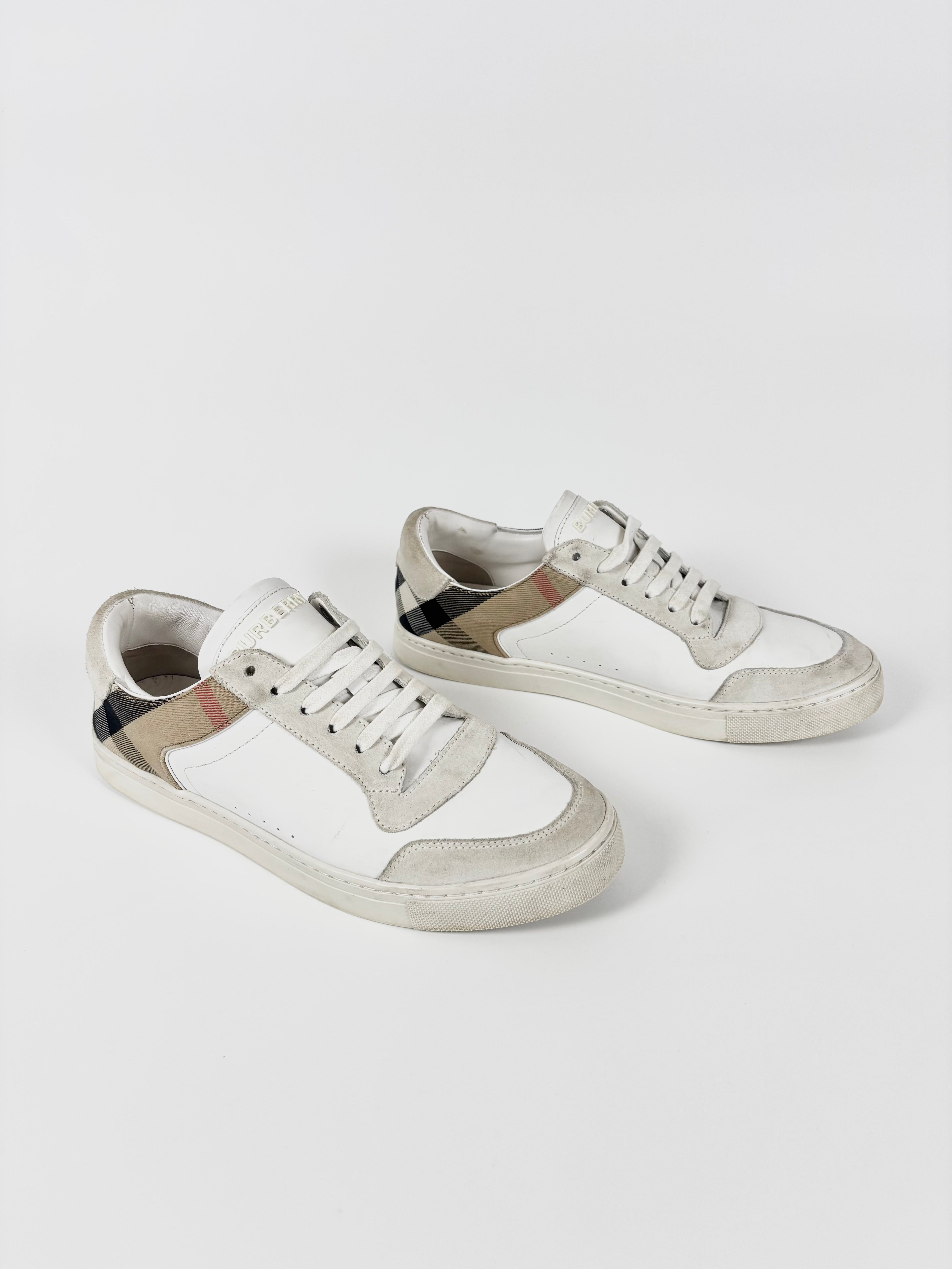 Burberry Checked Sneakers