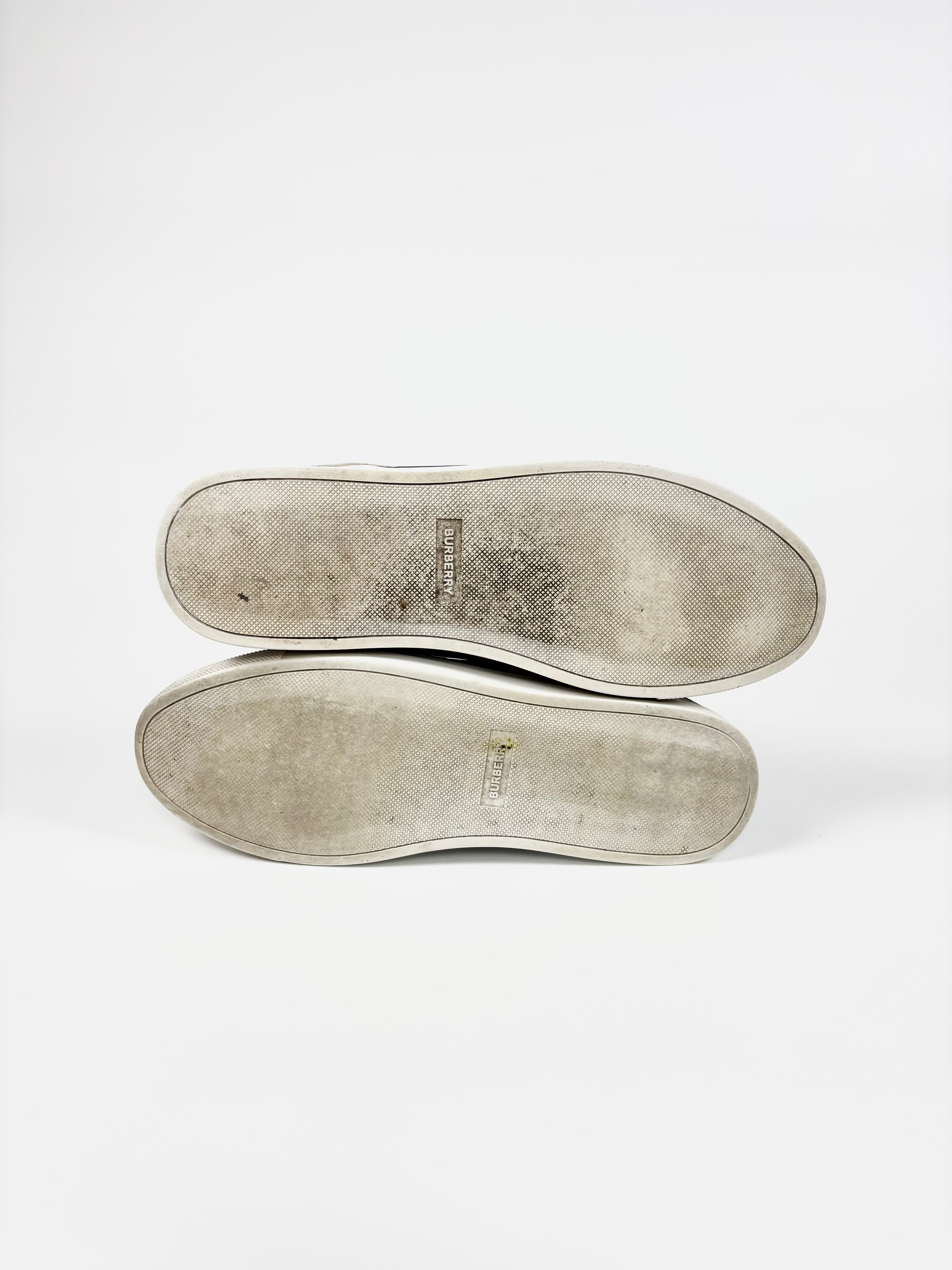 Burberry Checked Monogram Sneakers
