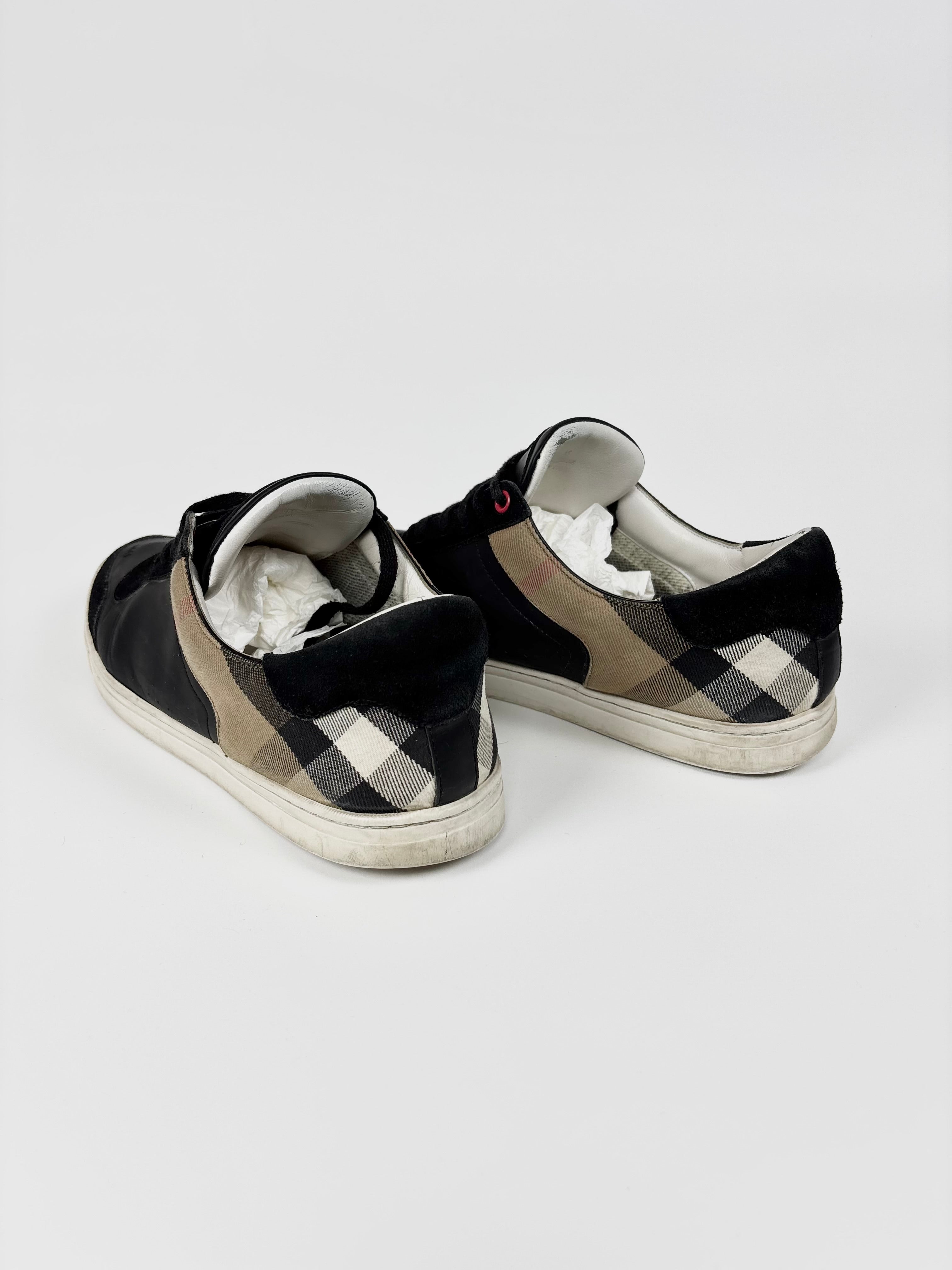 Burberry Checked Monogram Sneakers