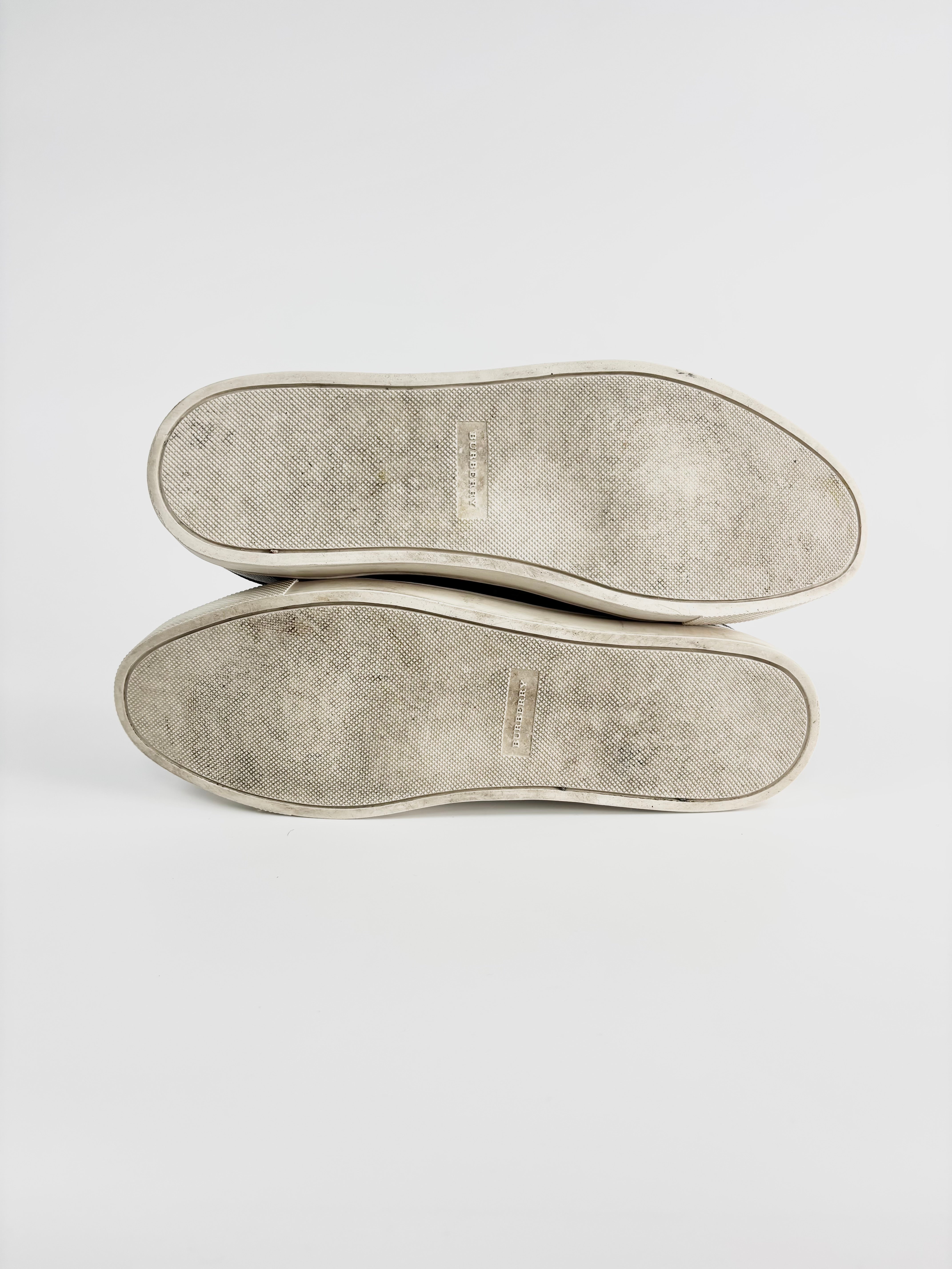 Burberry Checked Monogram Sneakers