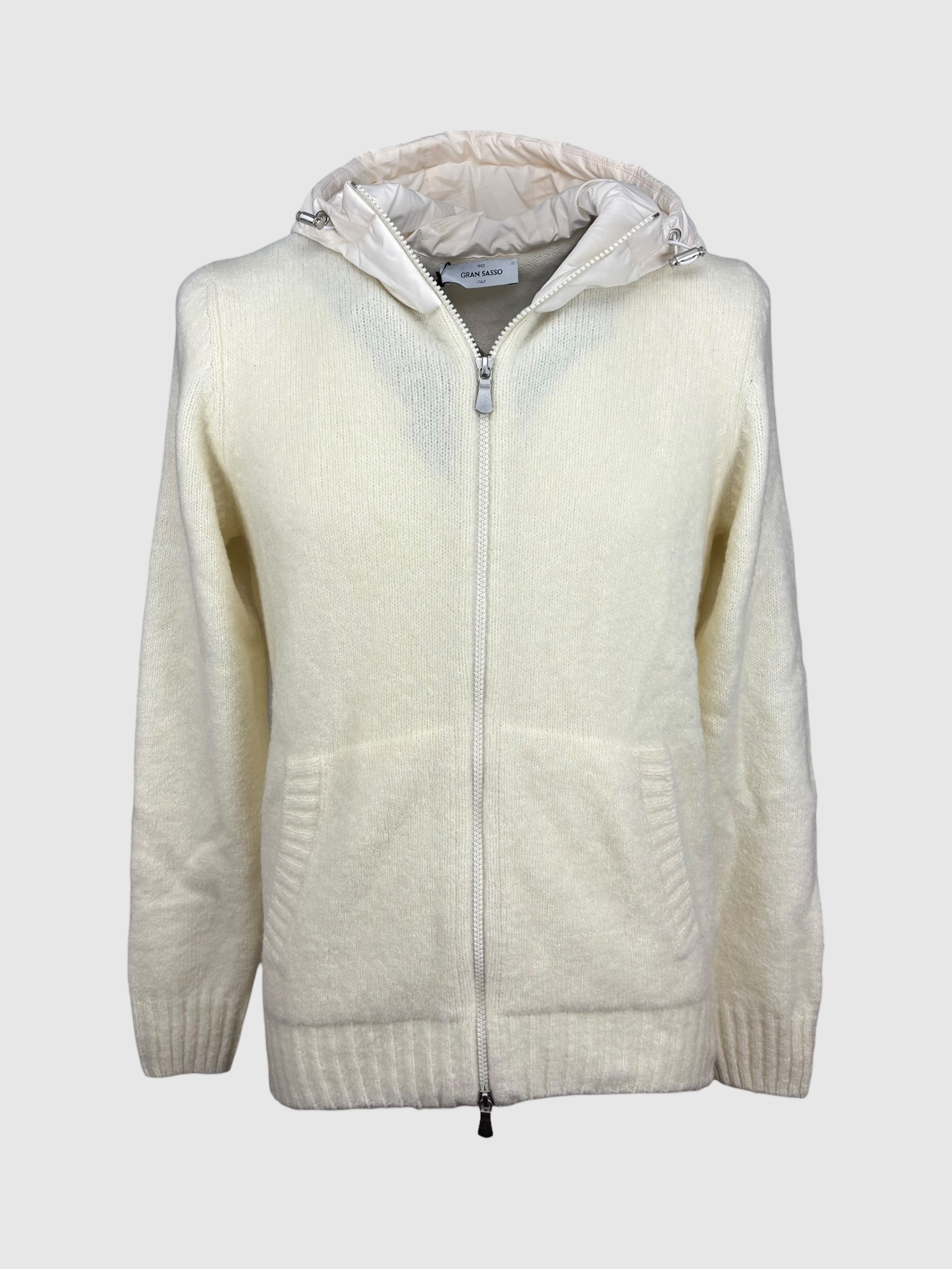 Gran Sasso Hooded Cardigan Jacket