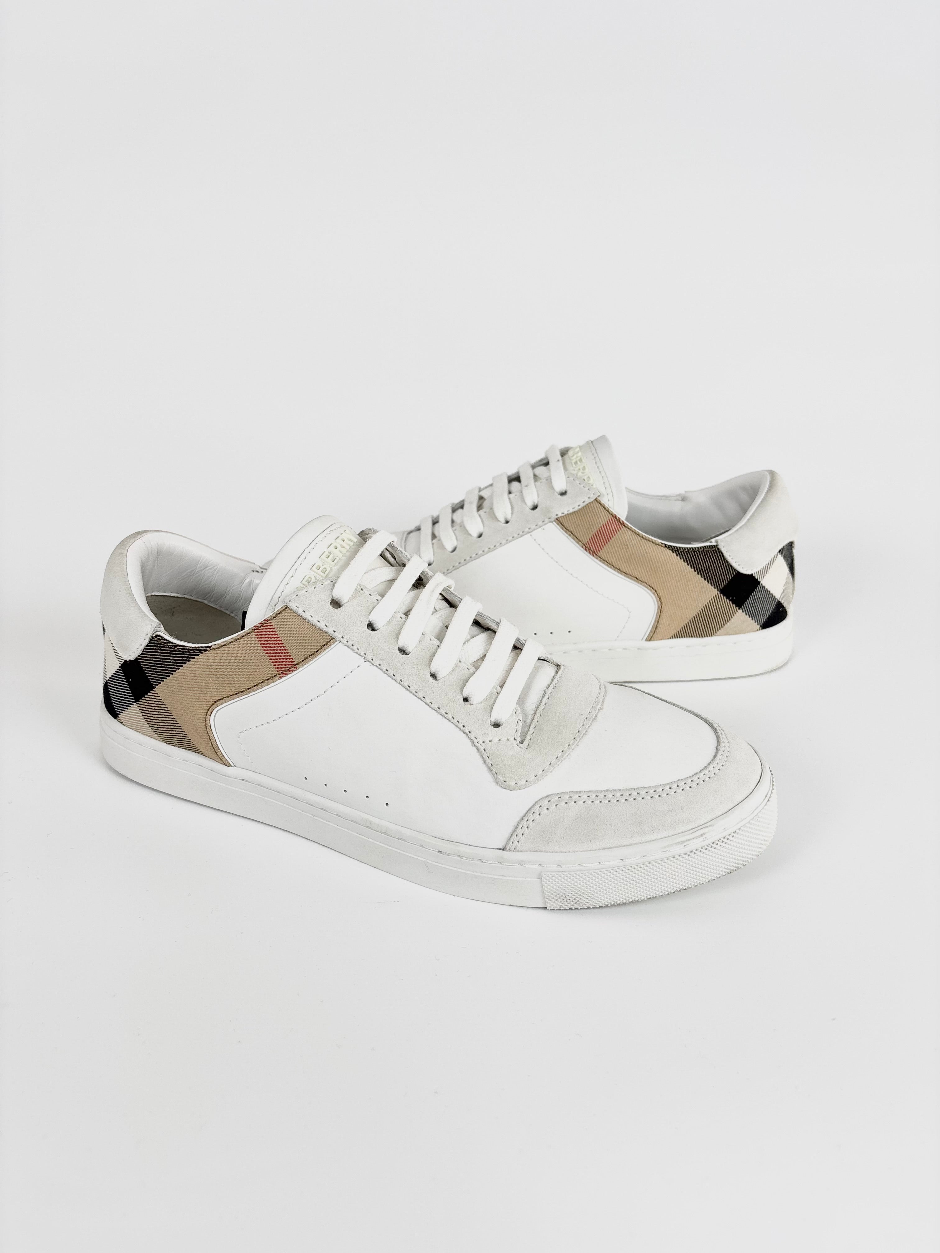 Burberry Checked Sneakers