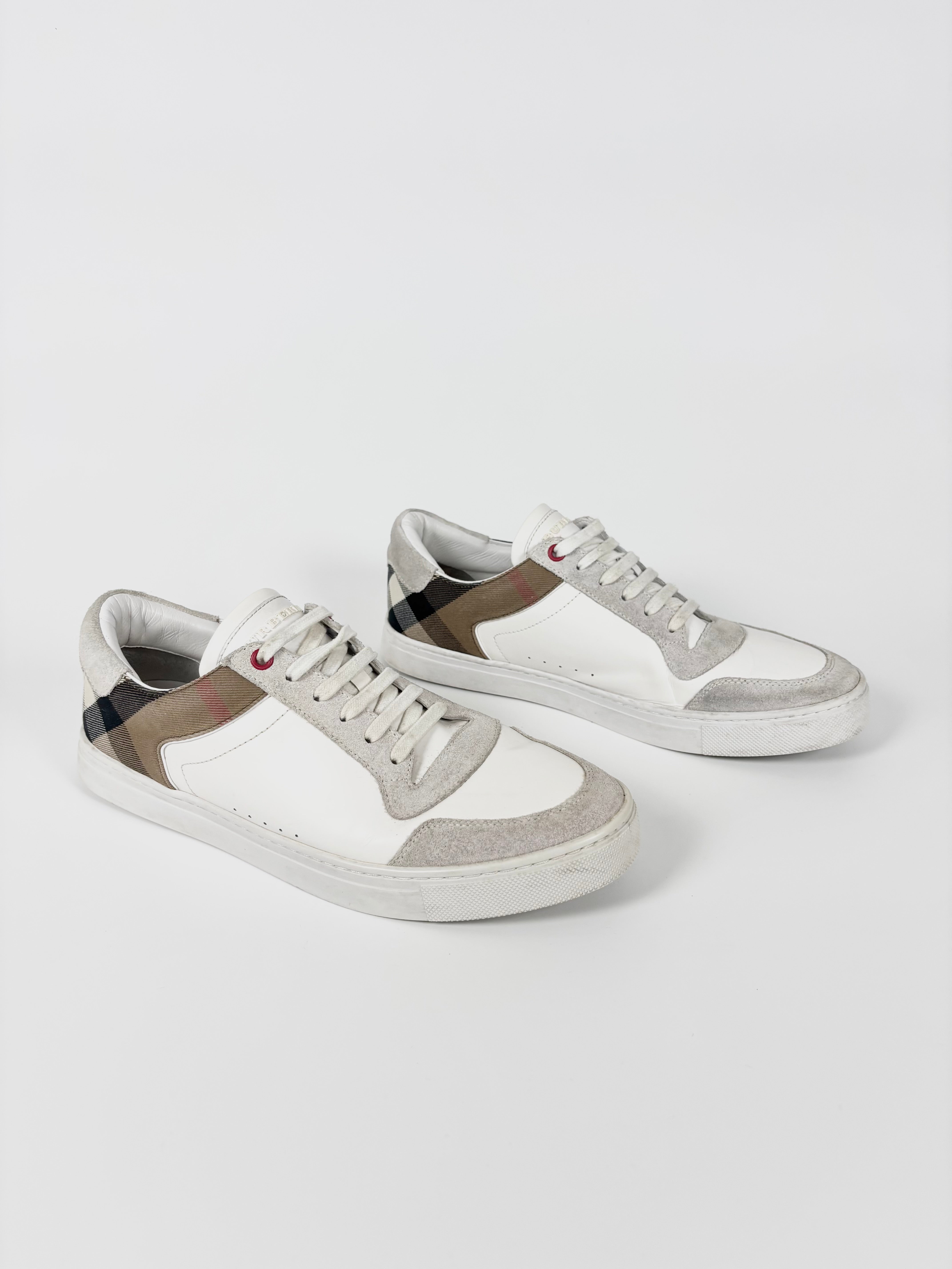 Burberry Checked Monogram Sneakers