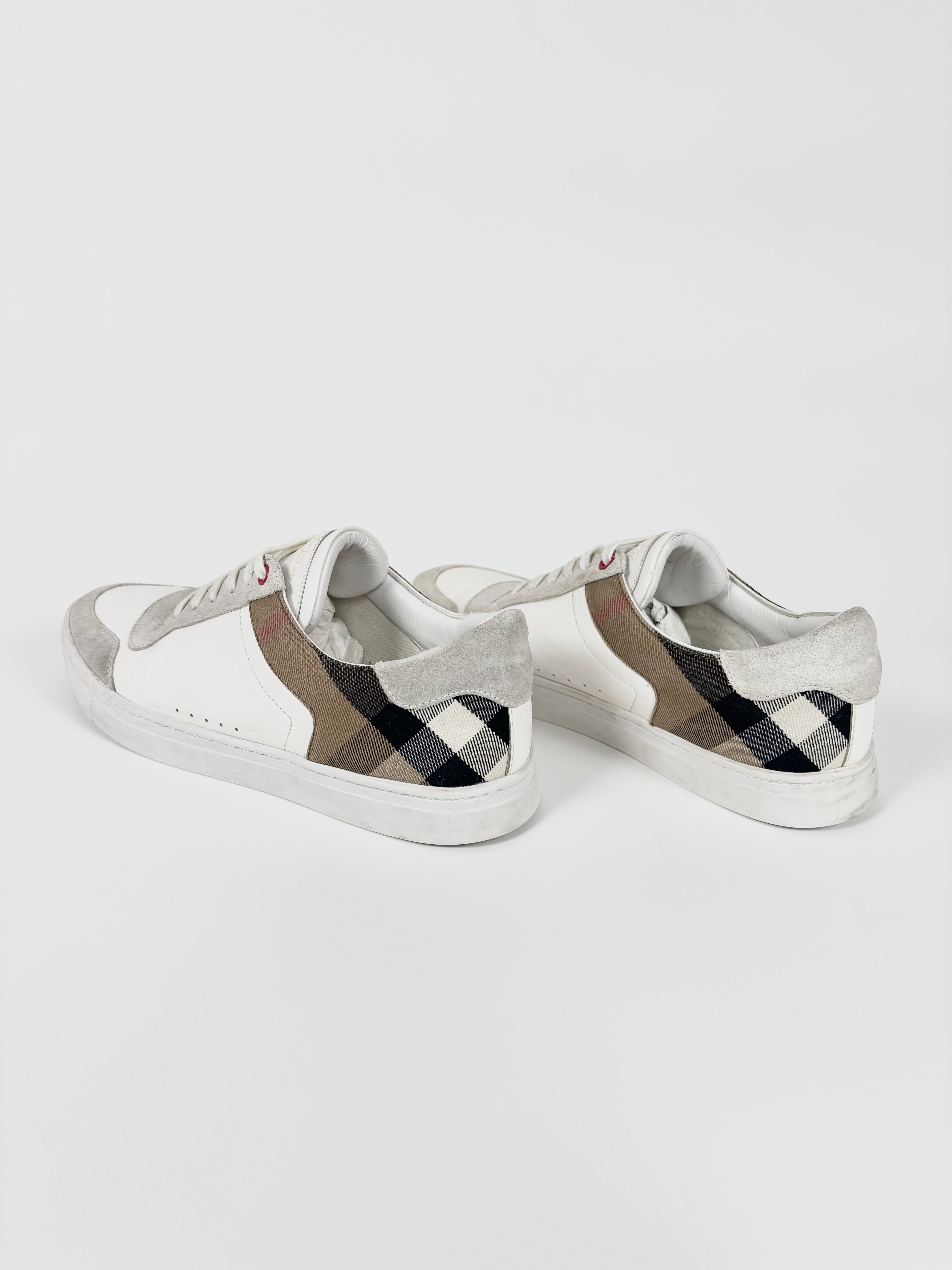 Burberry Checked Monogram Sneakers