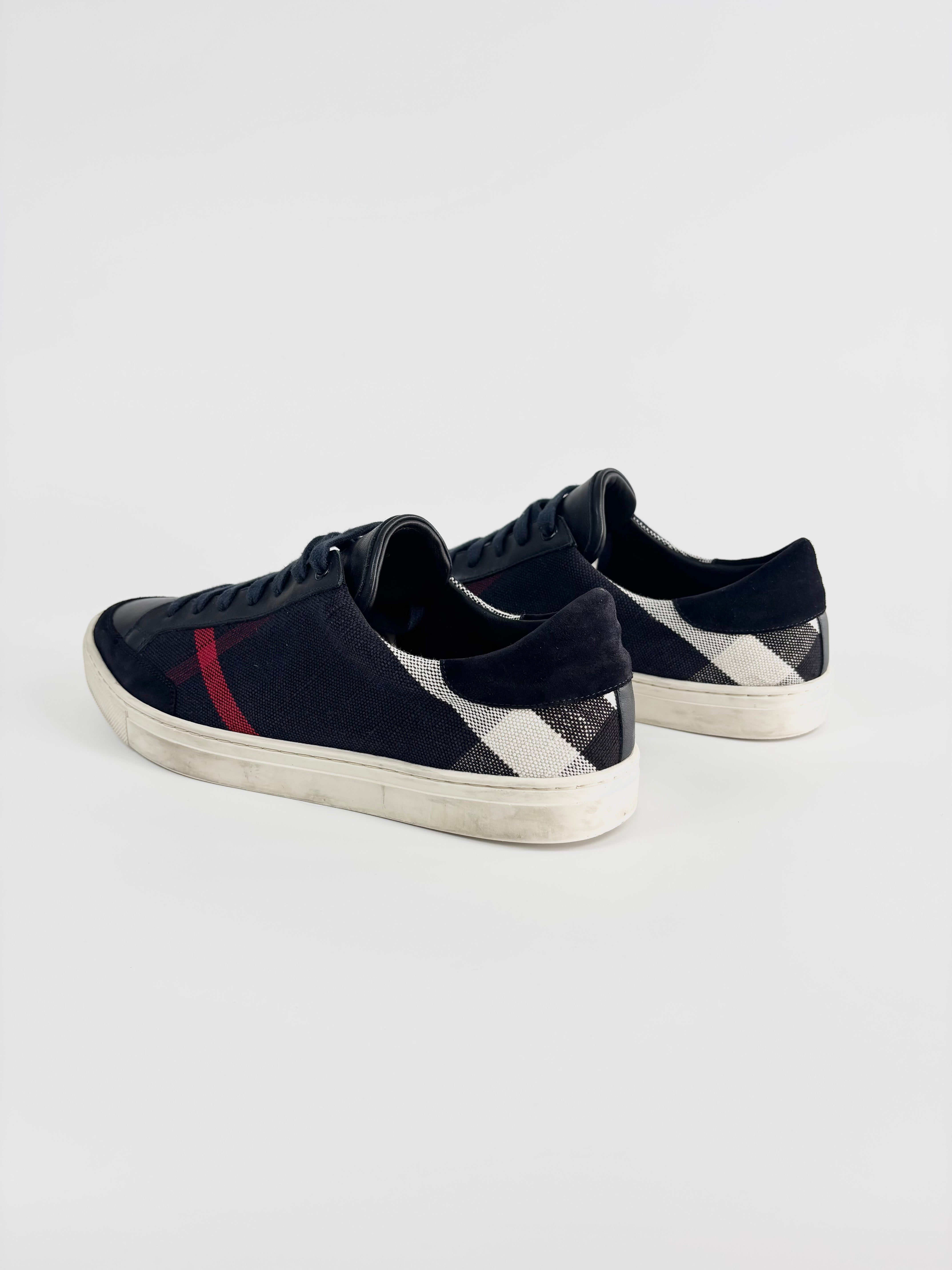 Burberry Checked Monogram Sneakers