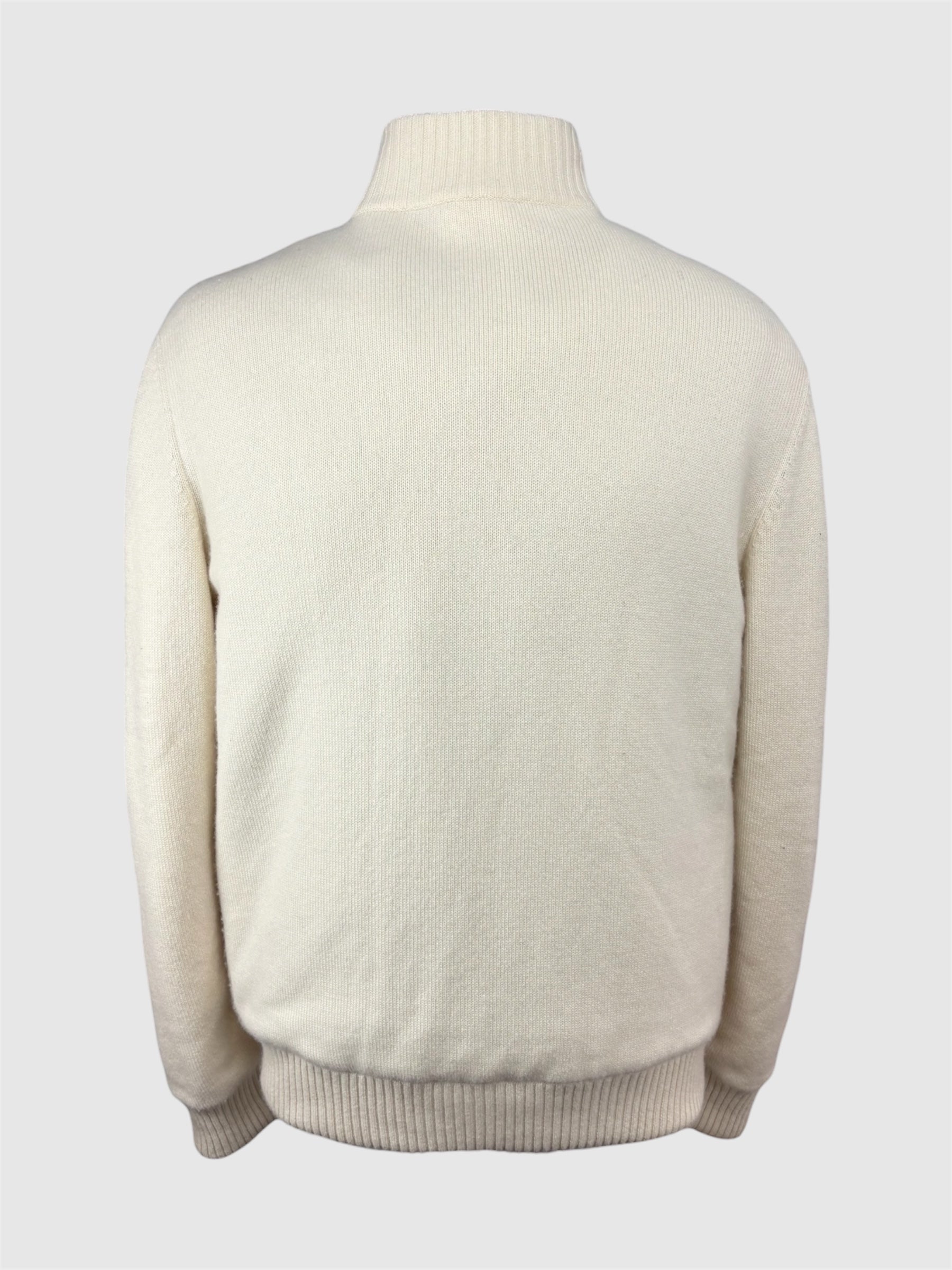 Loro Piana Baby Cashmere Castorino Fur Cardigan