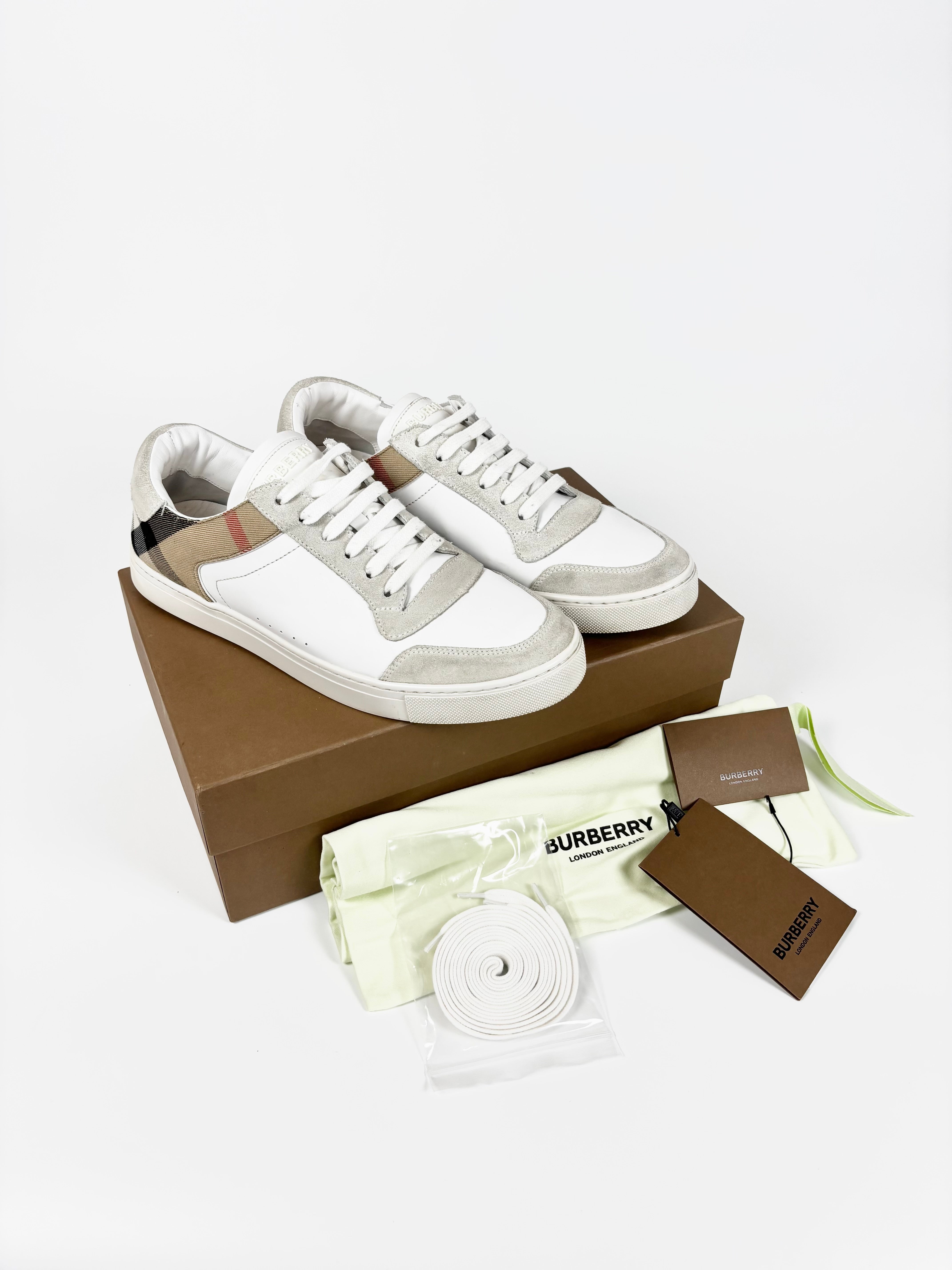 Burberry Checked Monogram Sneakers
