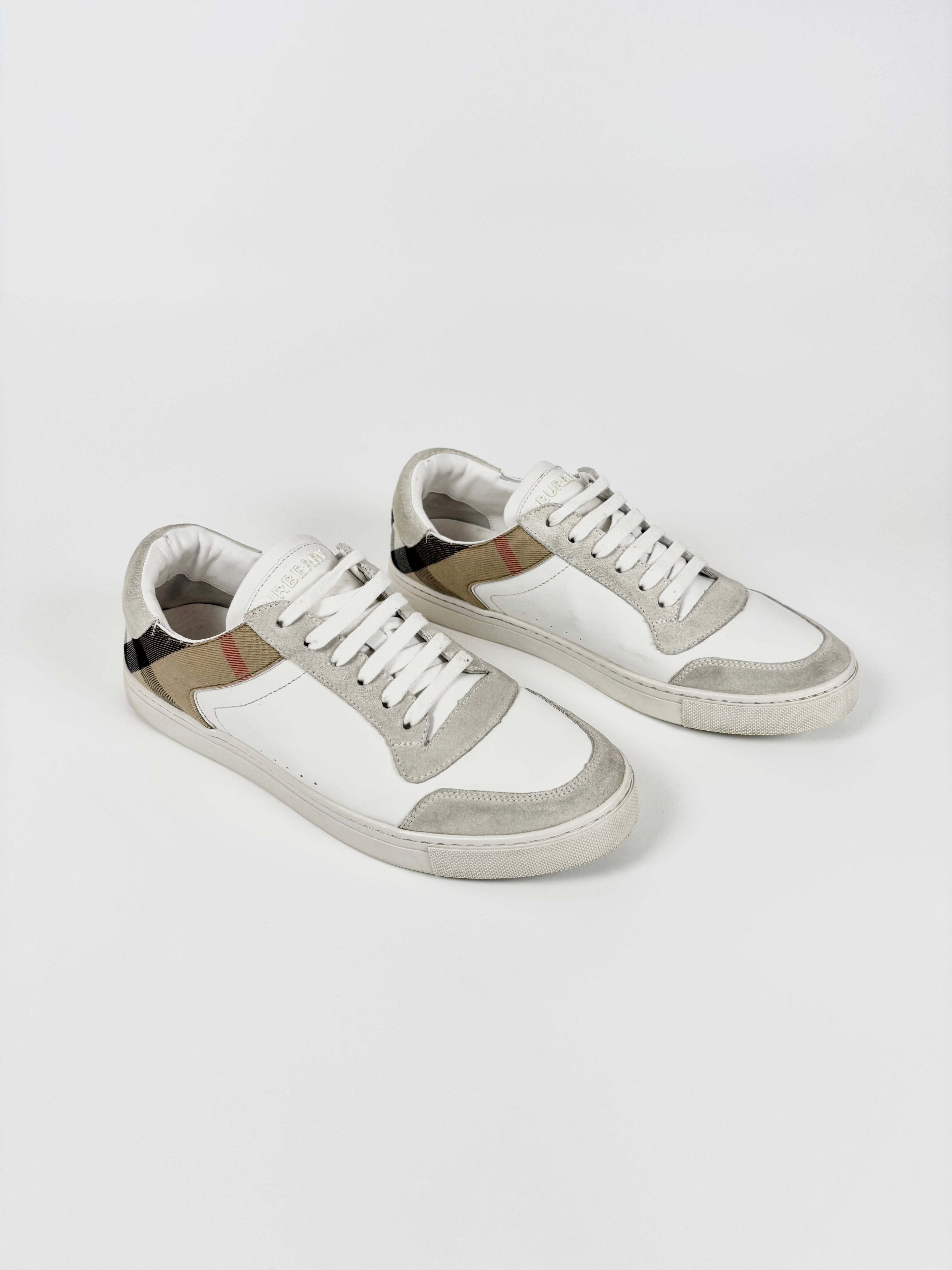 Burberry Checked Monogram Sneakers