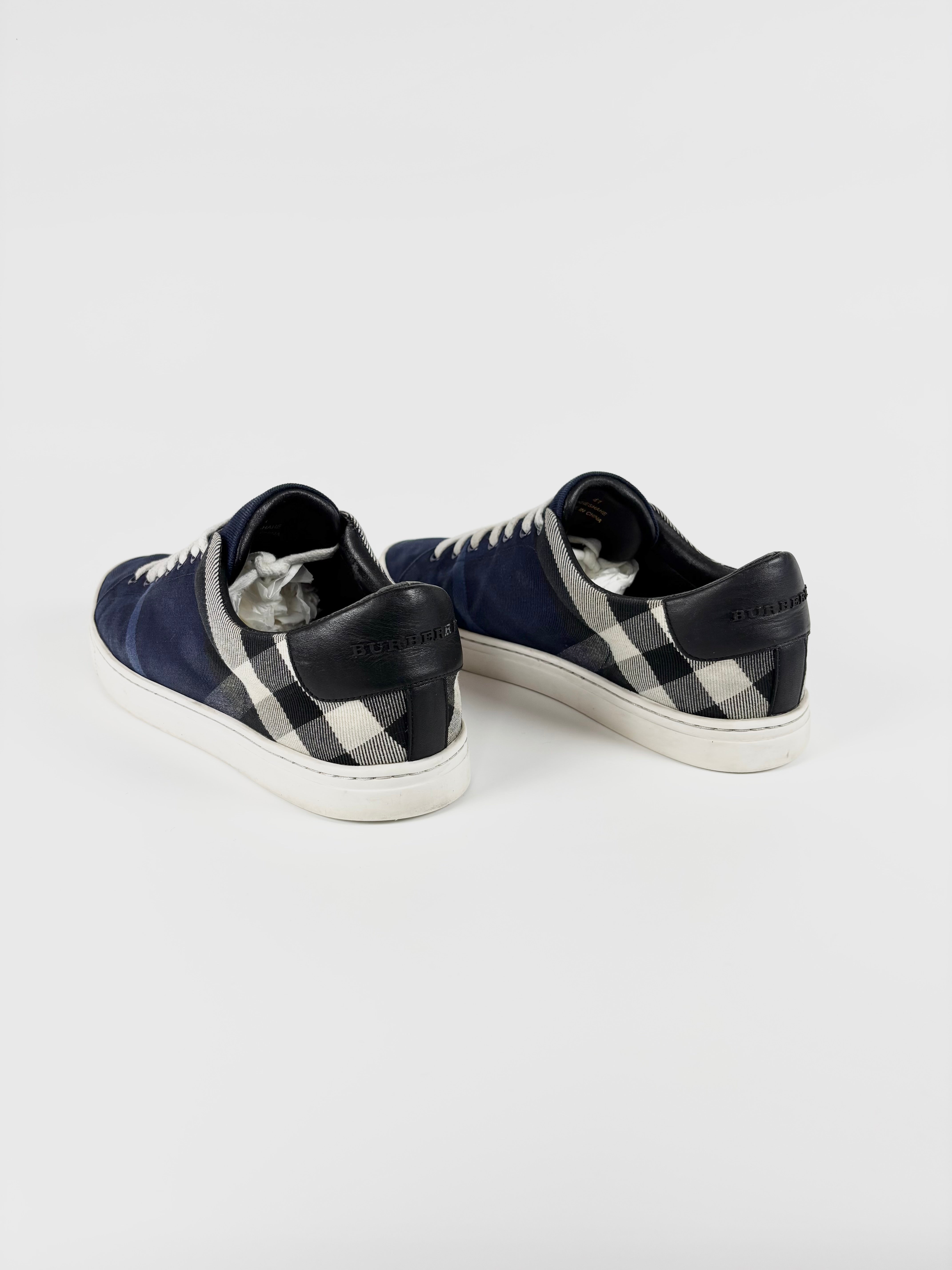 Burberry Checked Monogram Sneakers