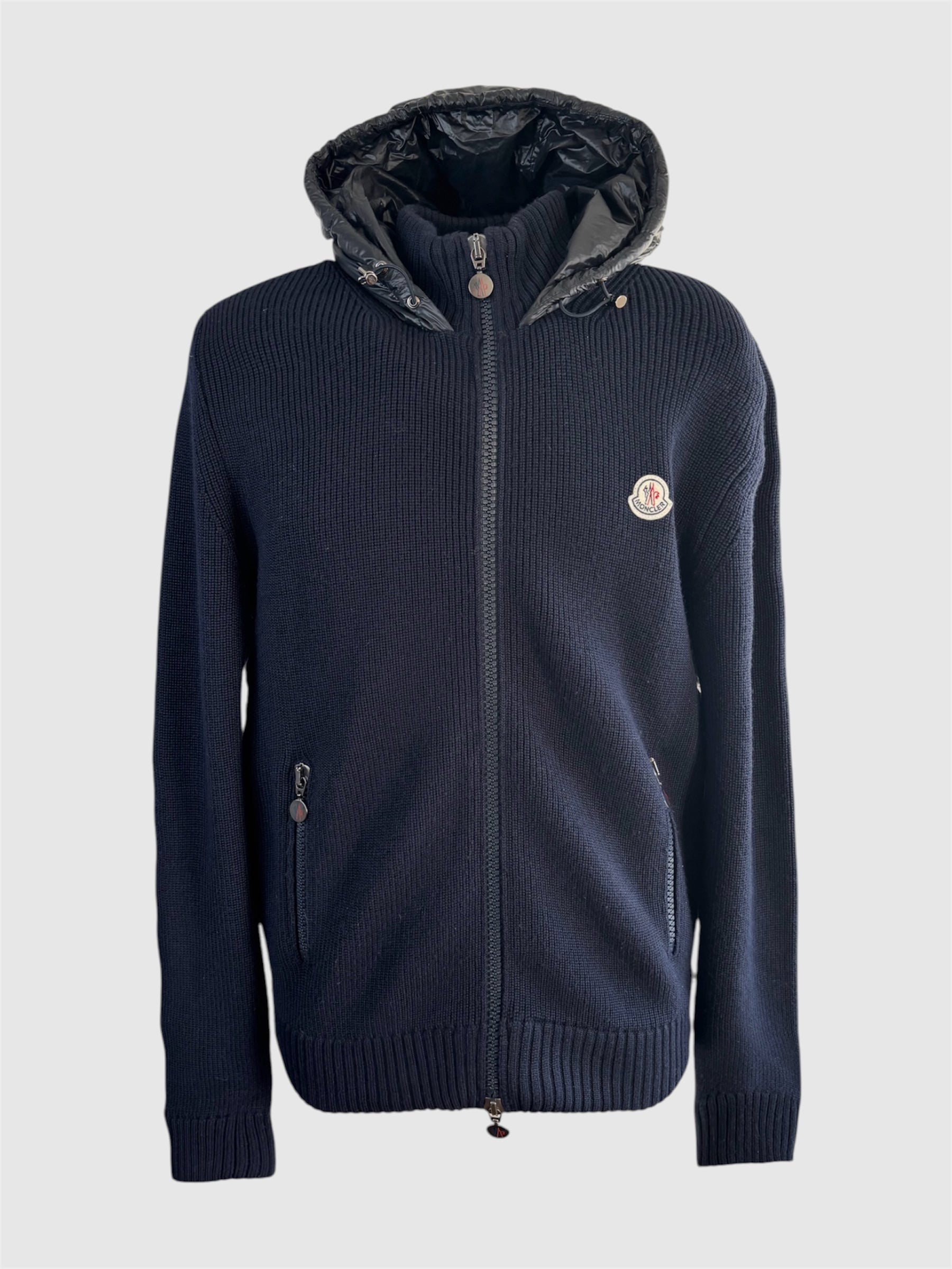 Moncler Hooded Cardigan Jacket