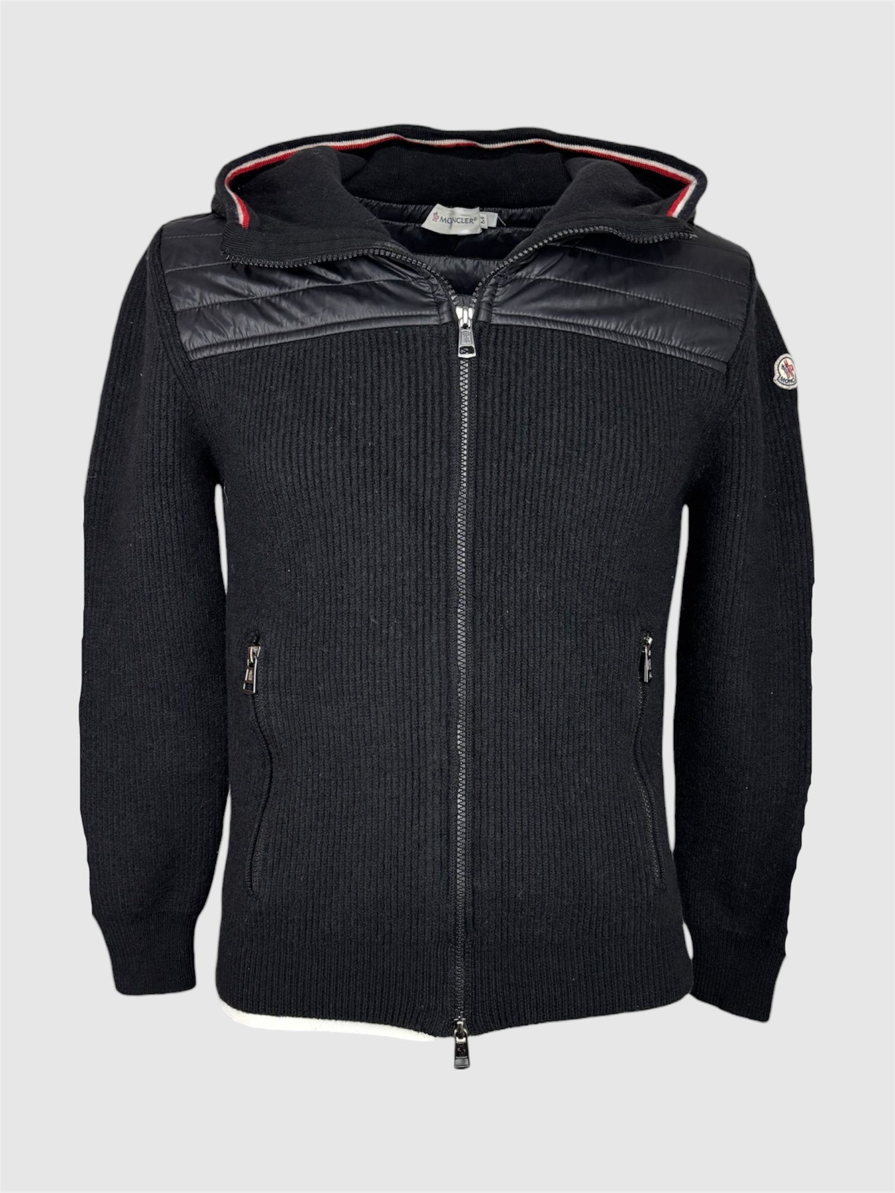 Moncler Hooded Cardigan Jacket