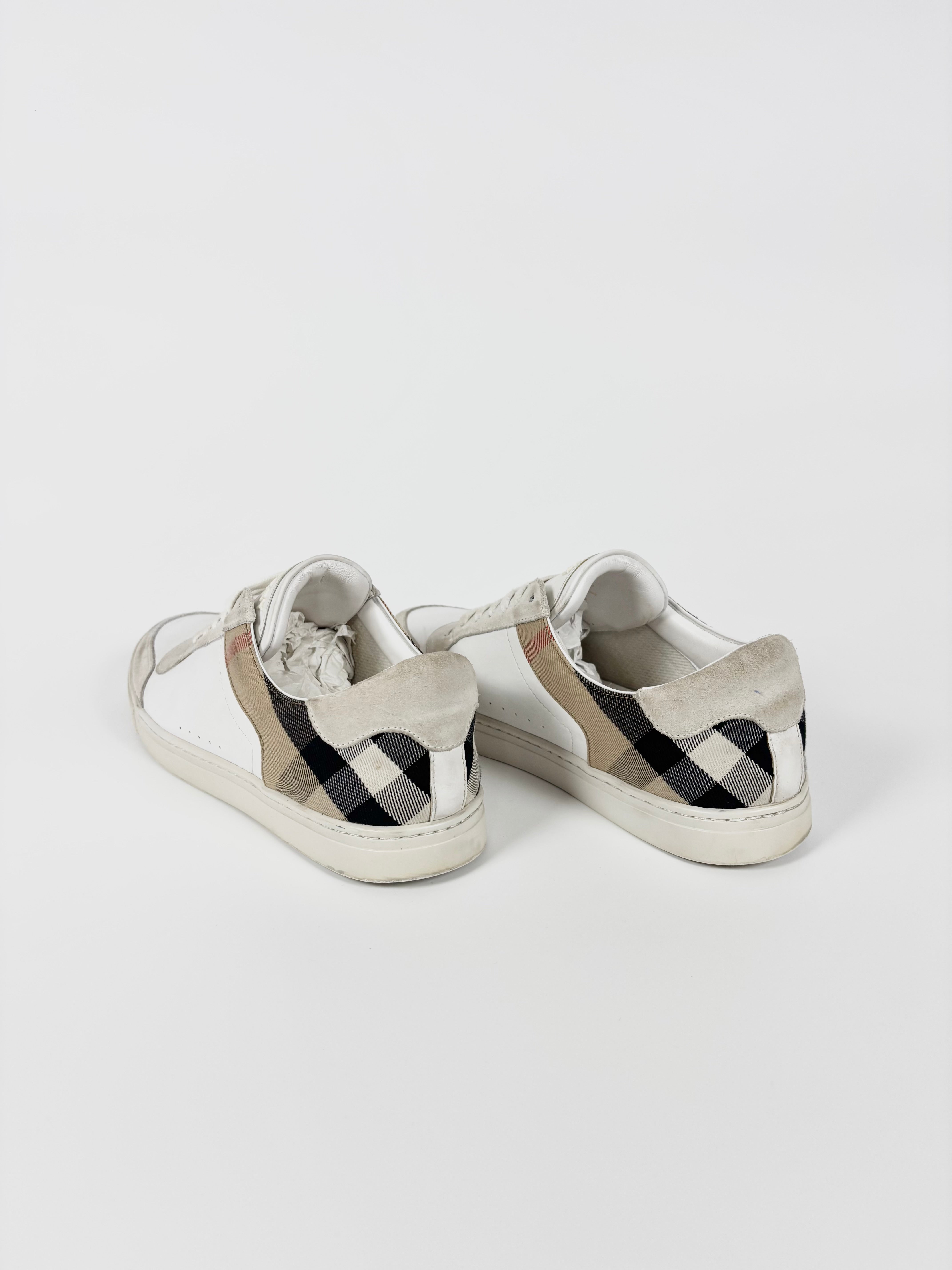 Burberry Checked Sneakers