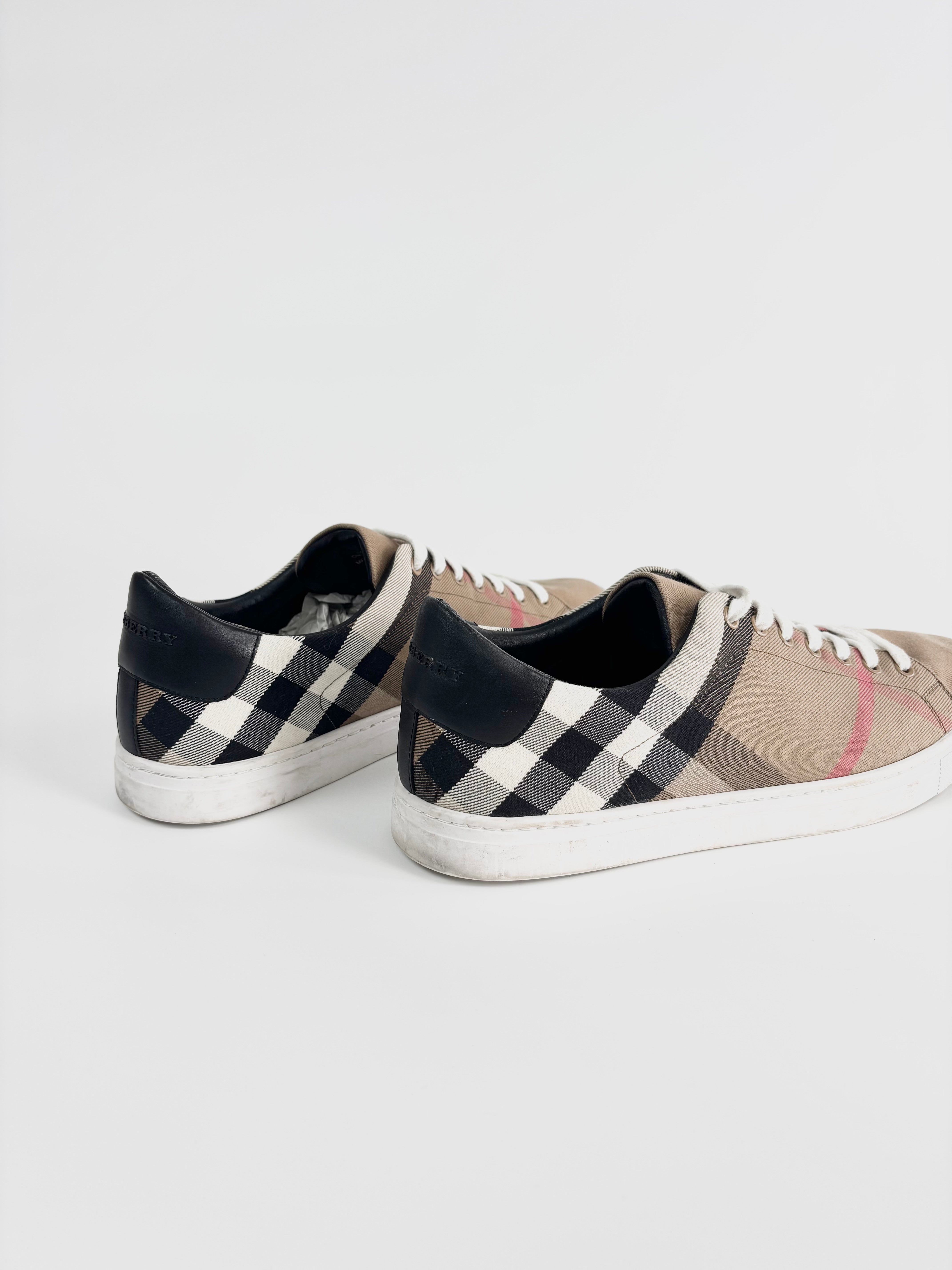 Burberry Checked Monogram Sneakers