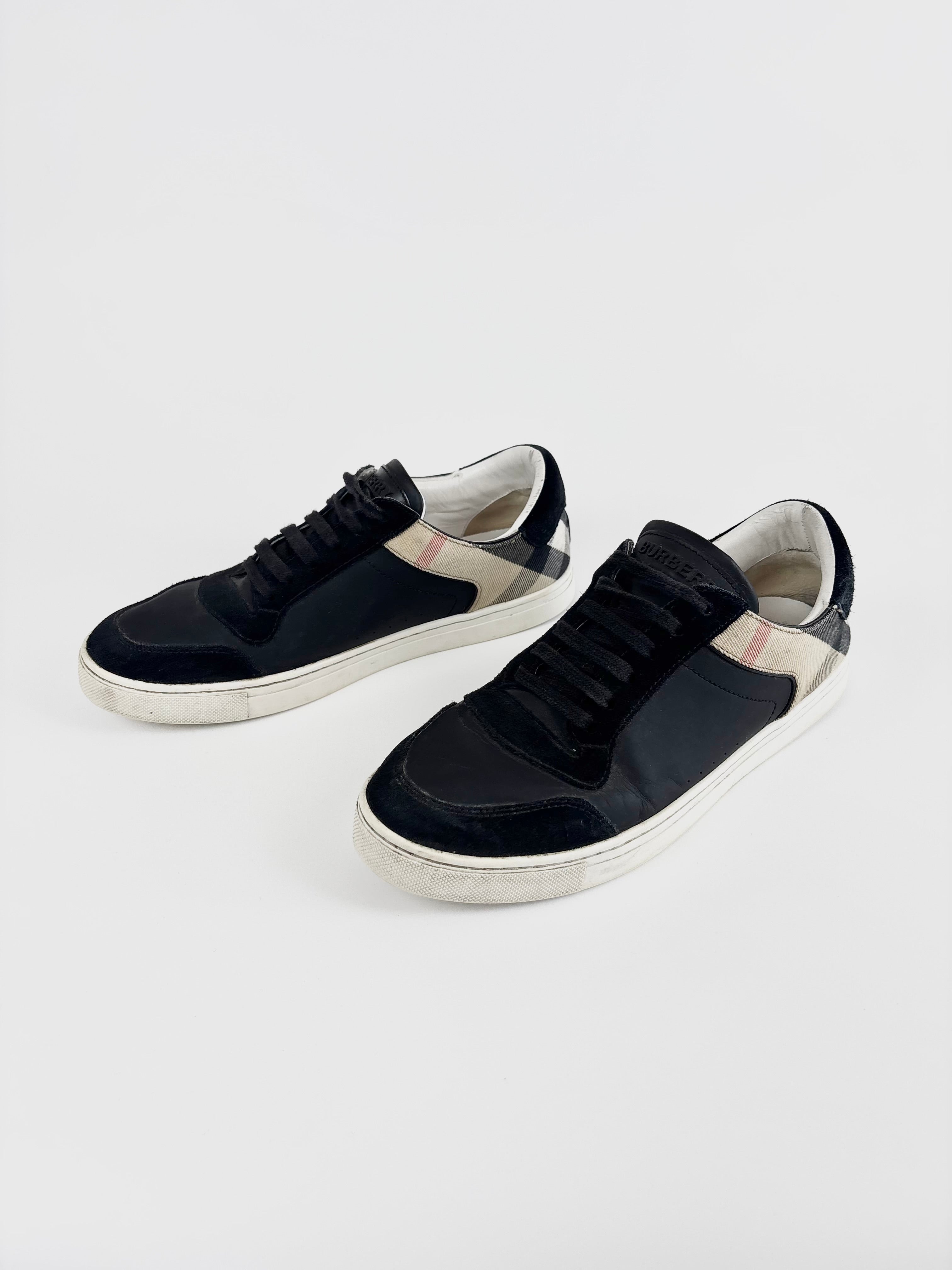 Burberry Checked Monogram Sneakers