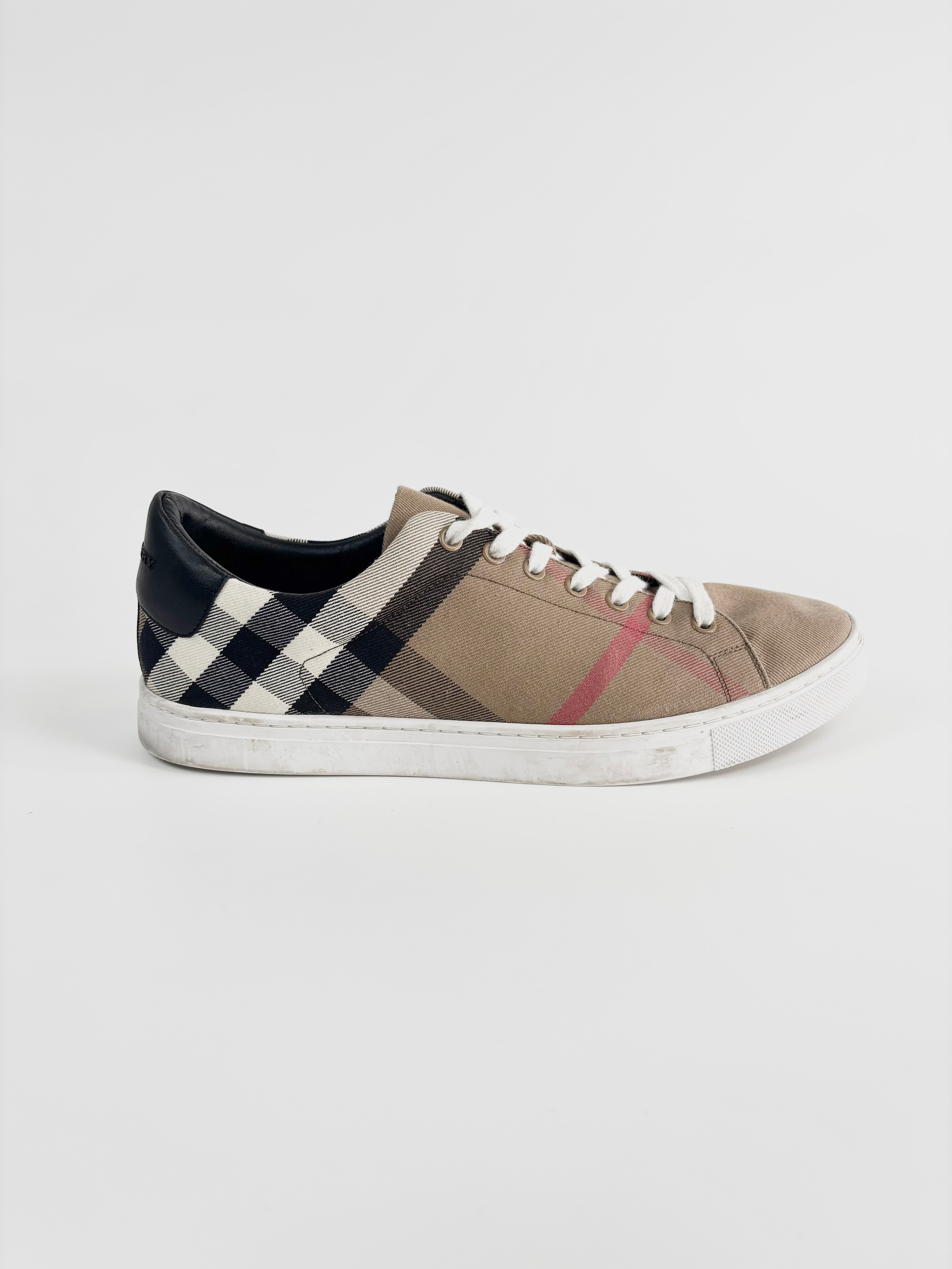 Burberry Checked Monogram Sneakers
