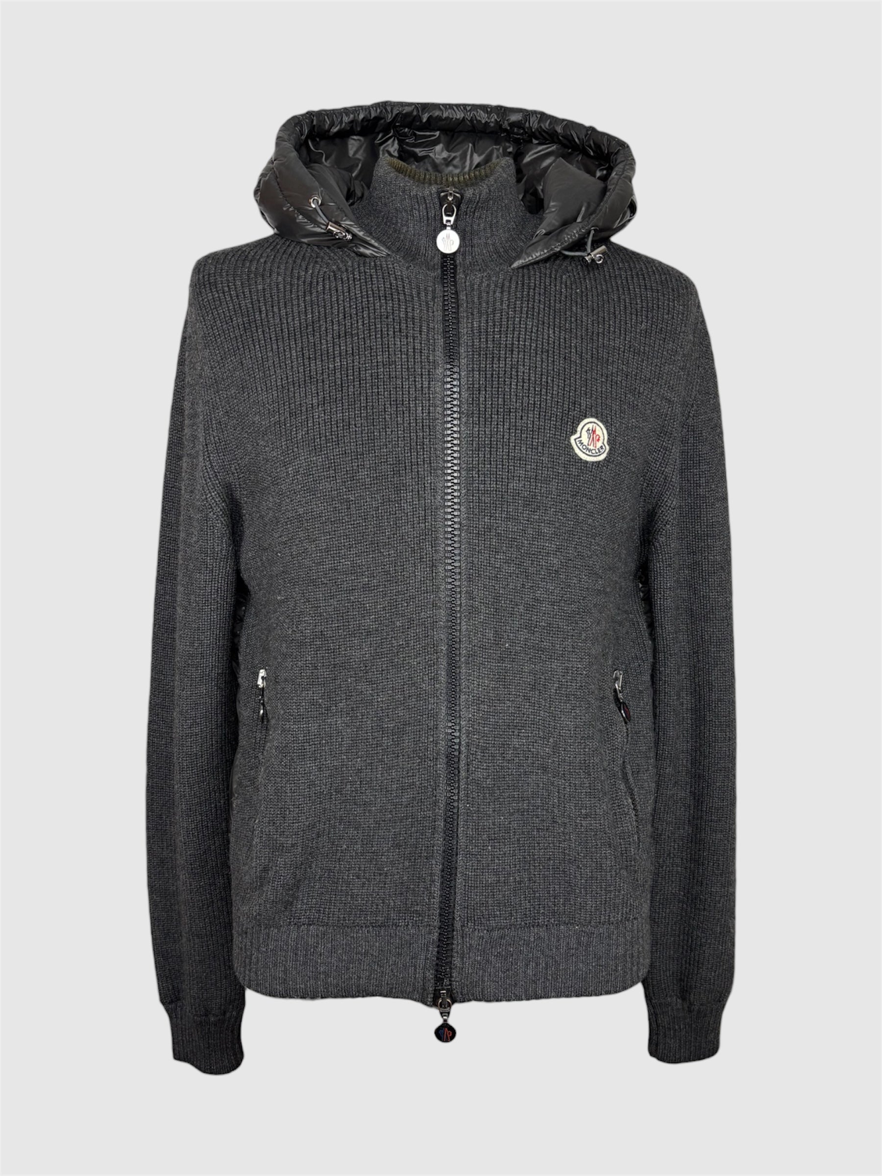 Moncler Hooded Cardigan Jacket