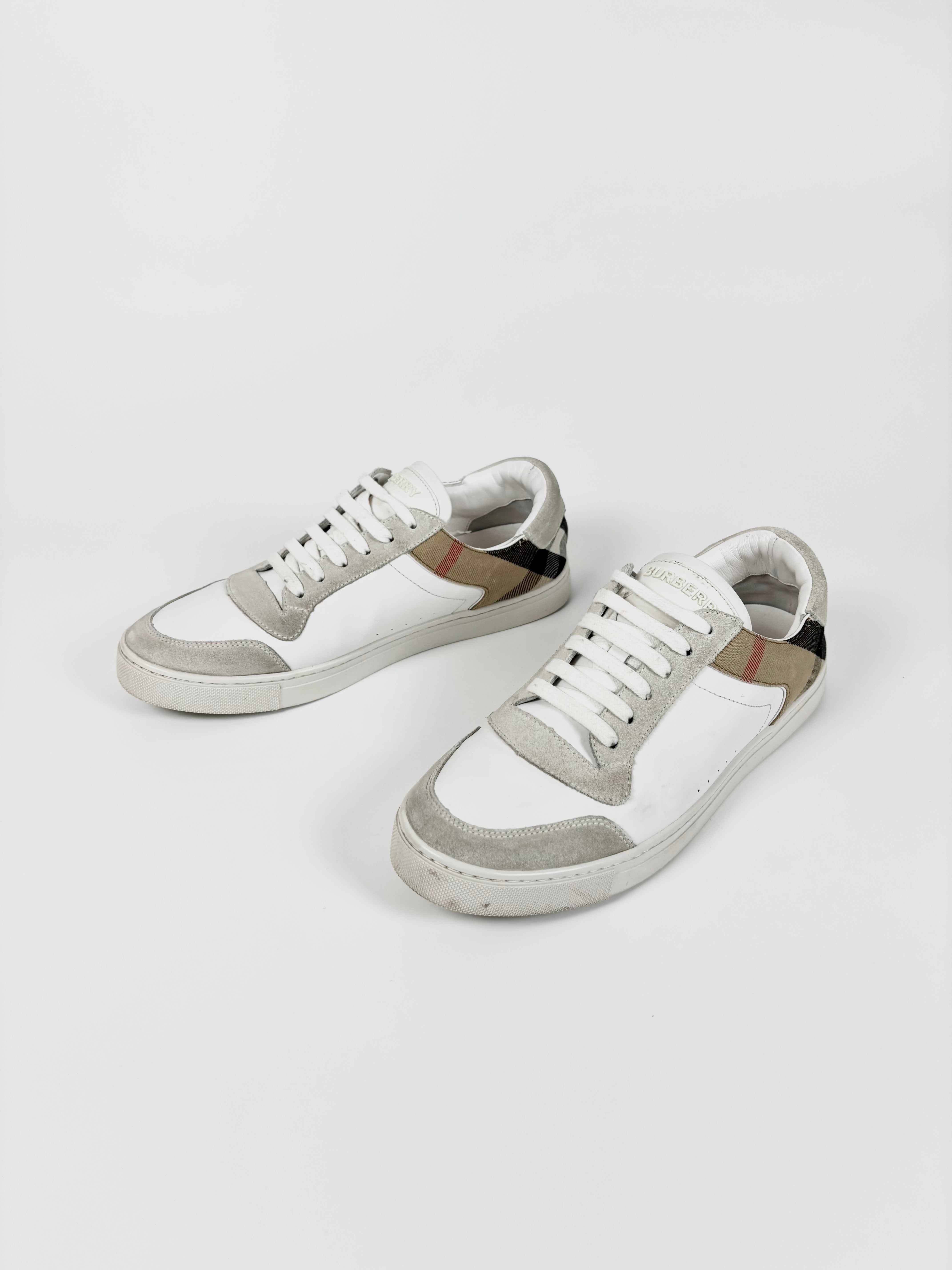 Burberry Checked Monogram Sneakers