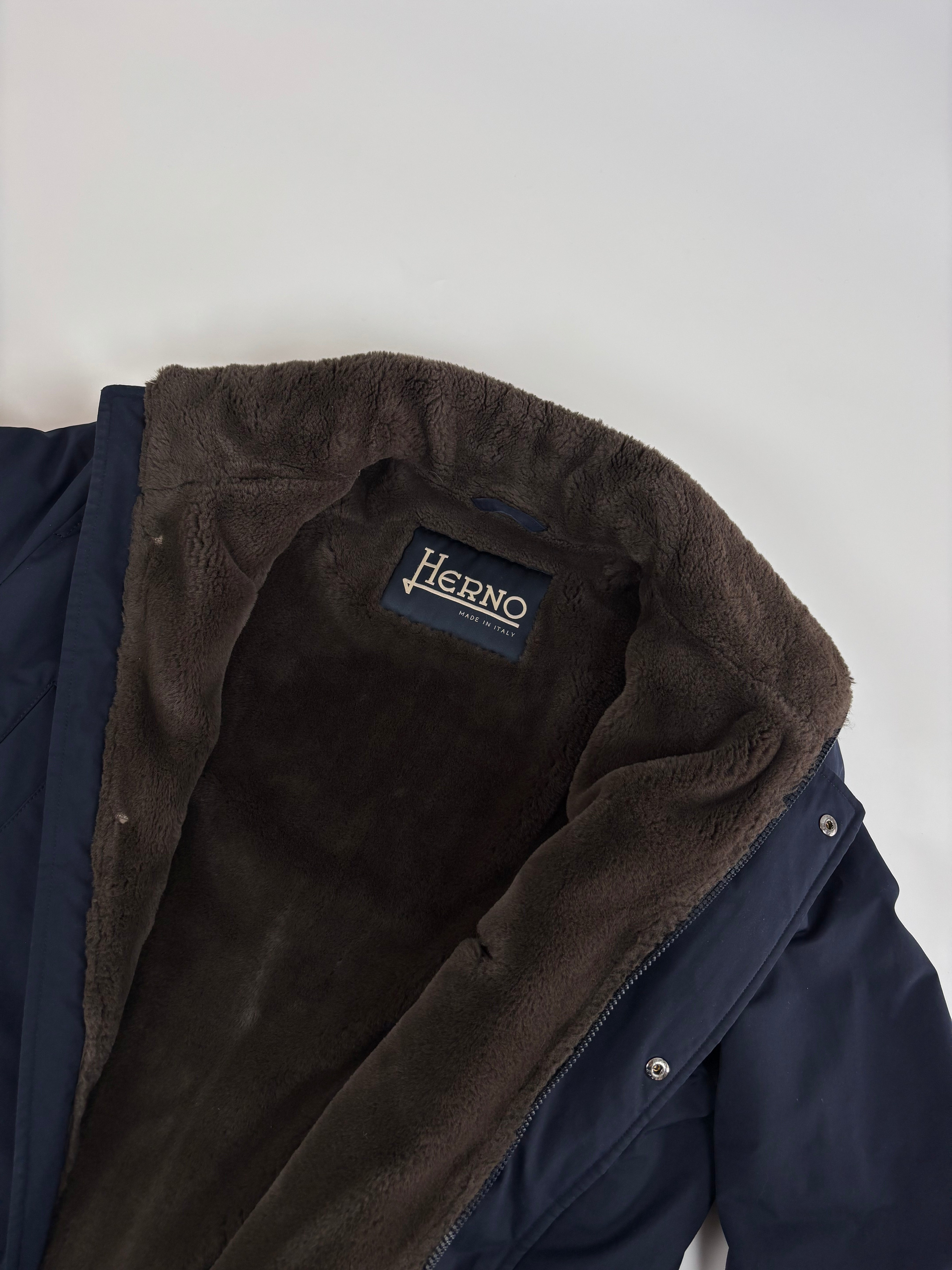Herno Fur Lined Field Jacket