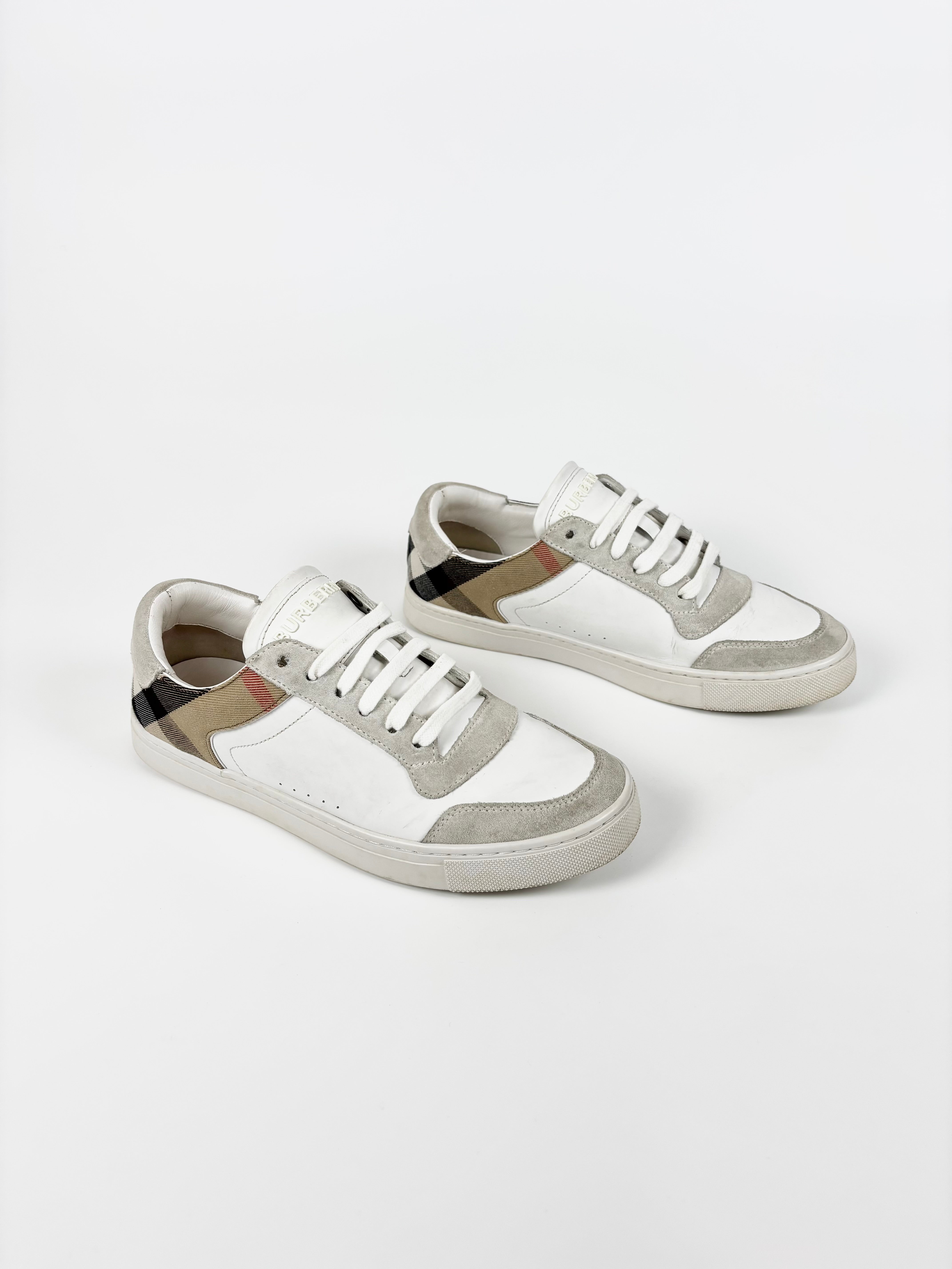 Burberry Checked Monogram Sneakers