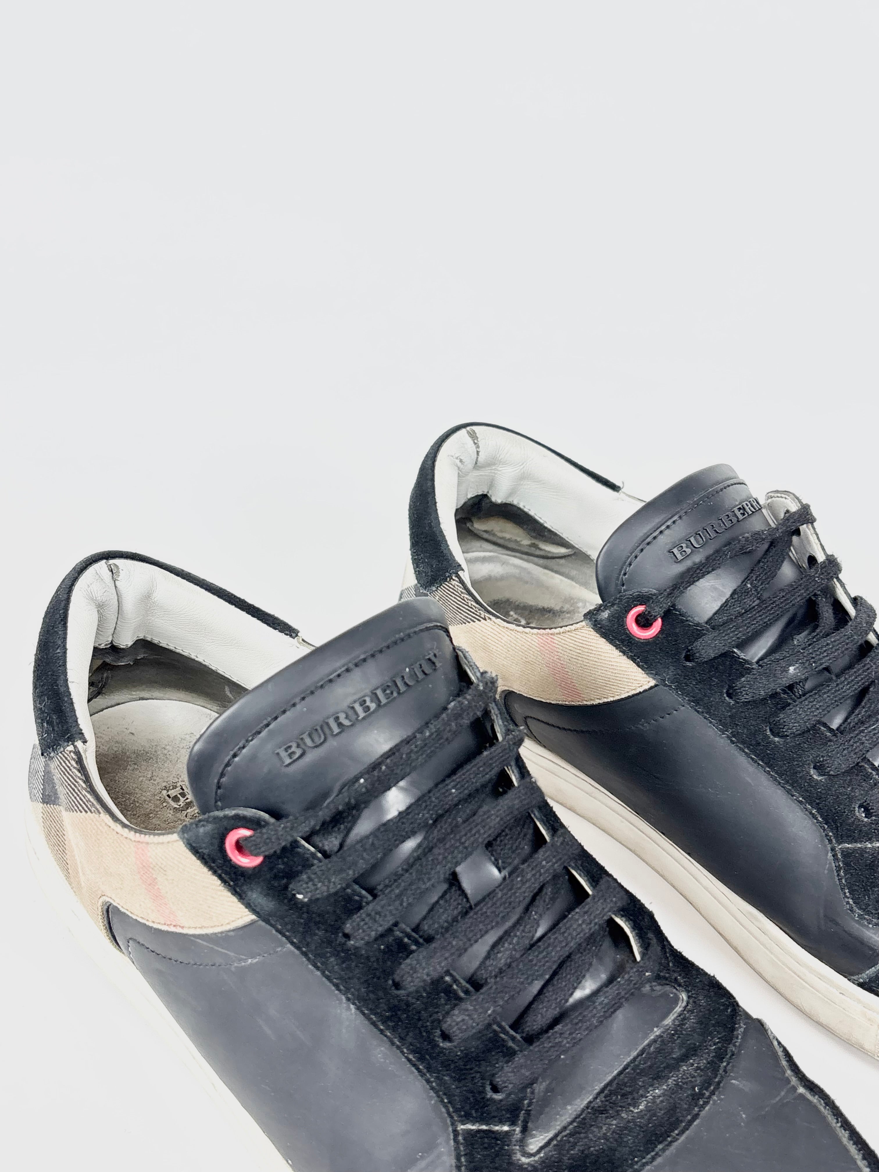 Burberry Checked Monogram Sneakers