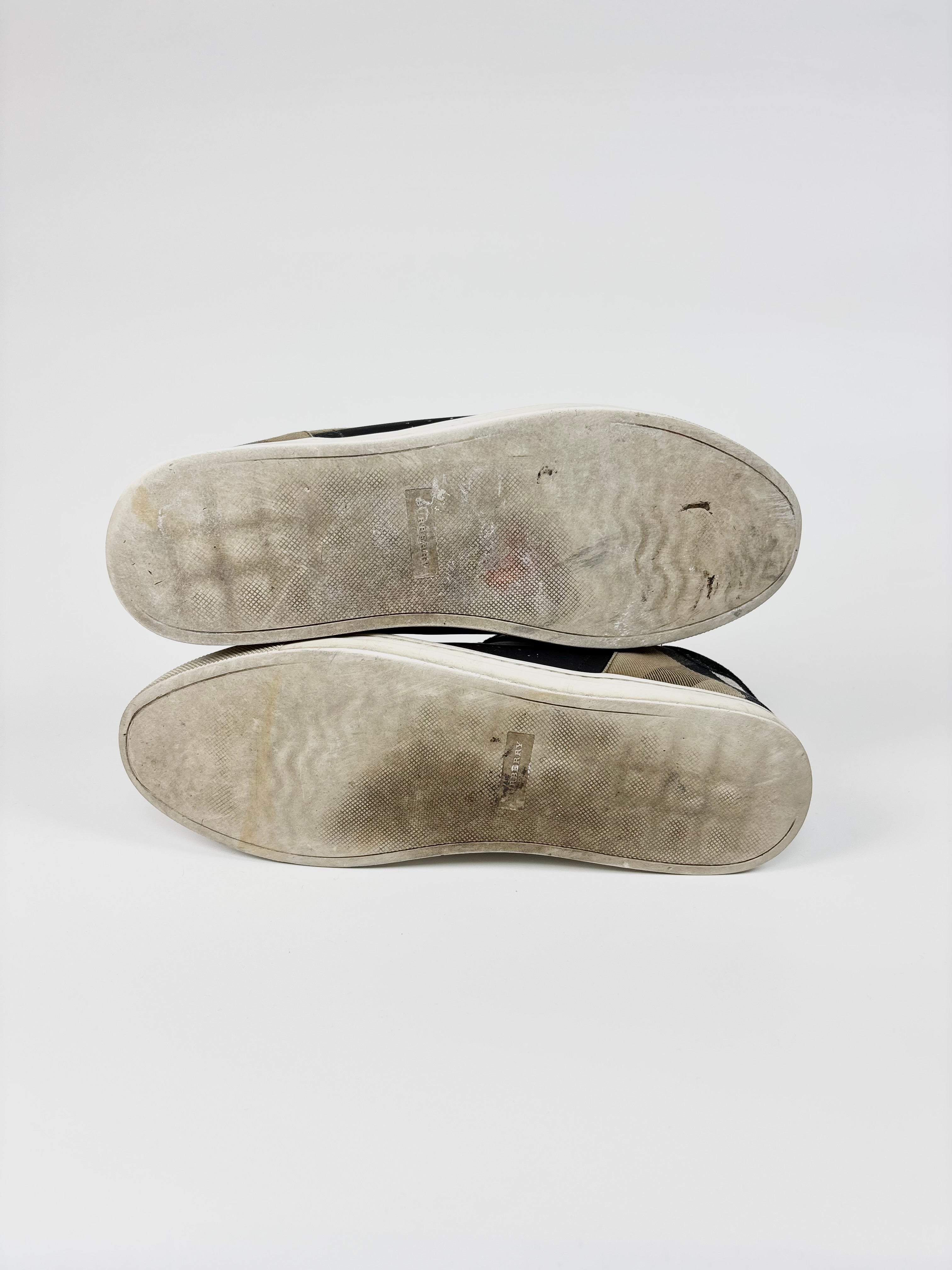 Burberry Checked Monogram Sneakers