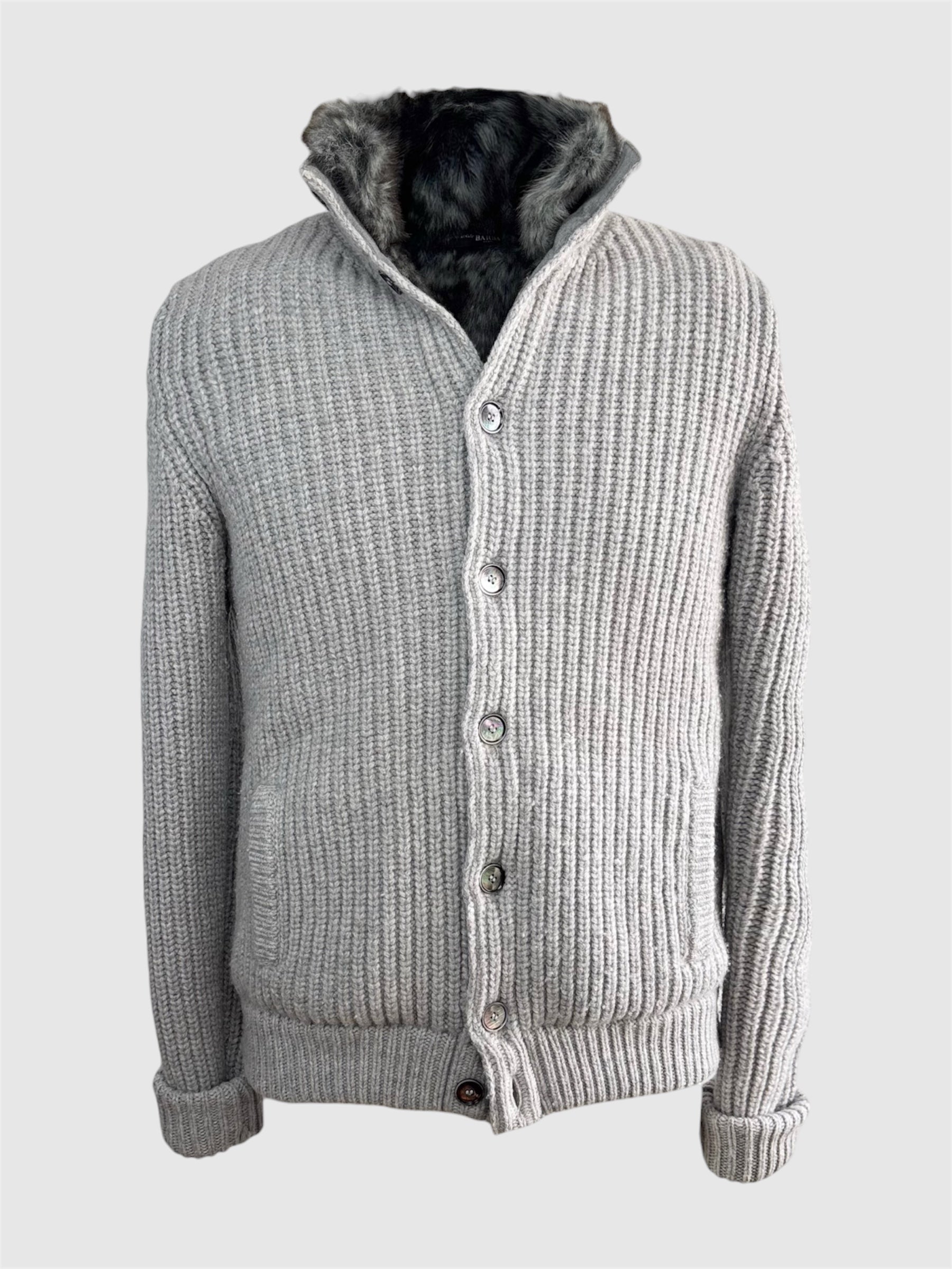 Barba Napoli Fur Cardigan Jacket
