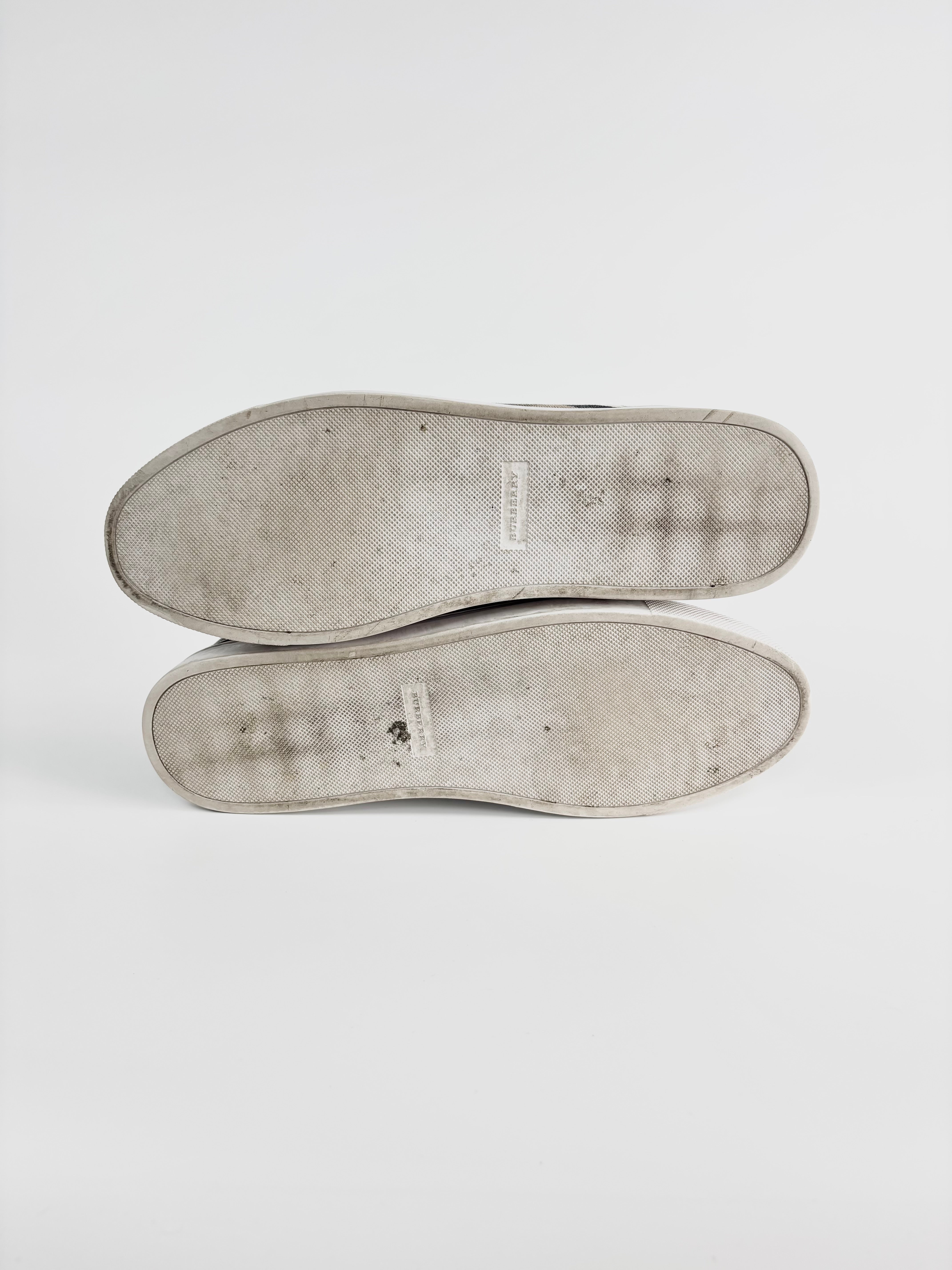 Burberry Checked Monogram Sneakers