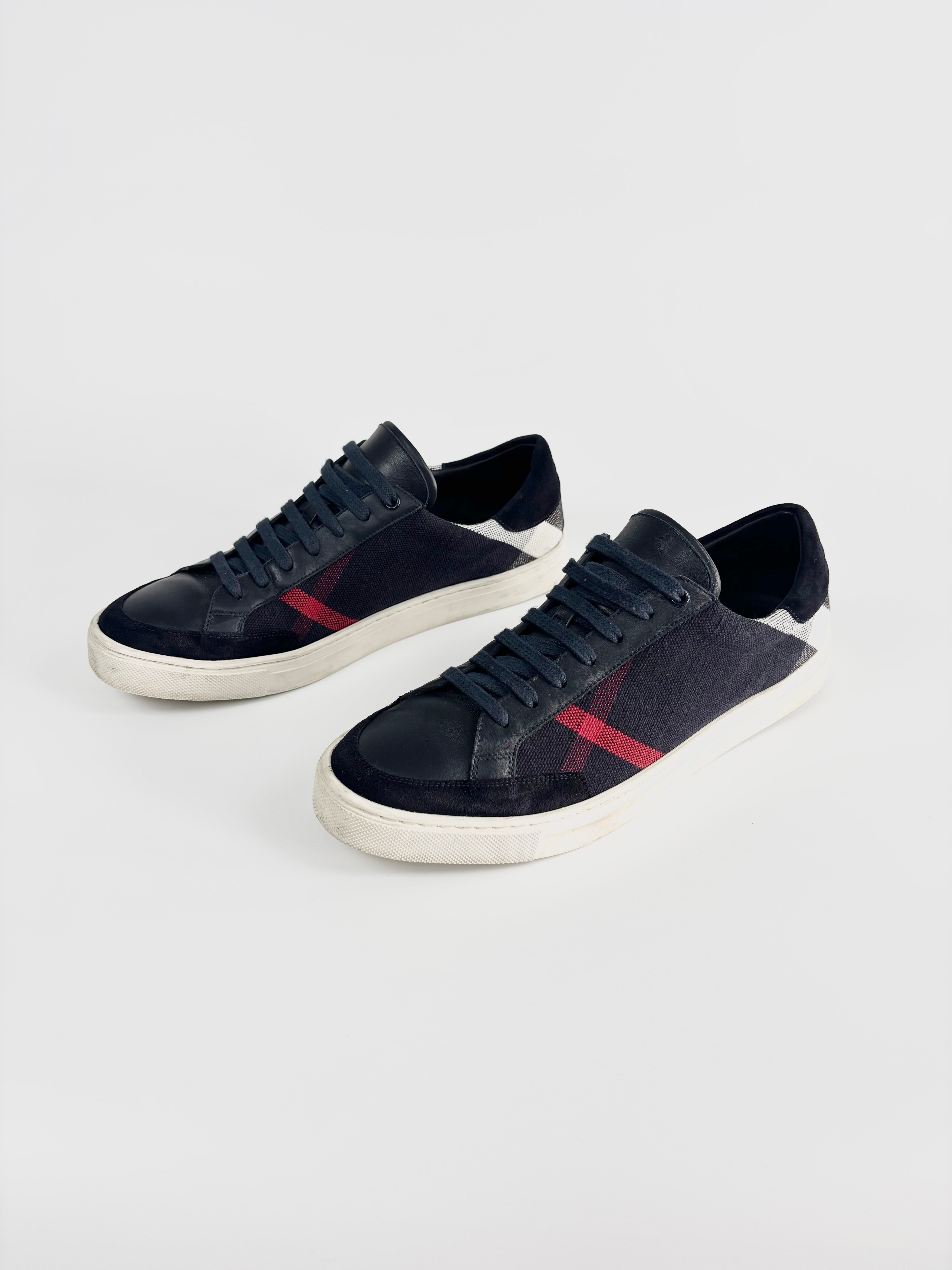 Burberry Checked Monogram Sneakers