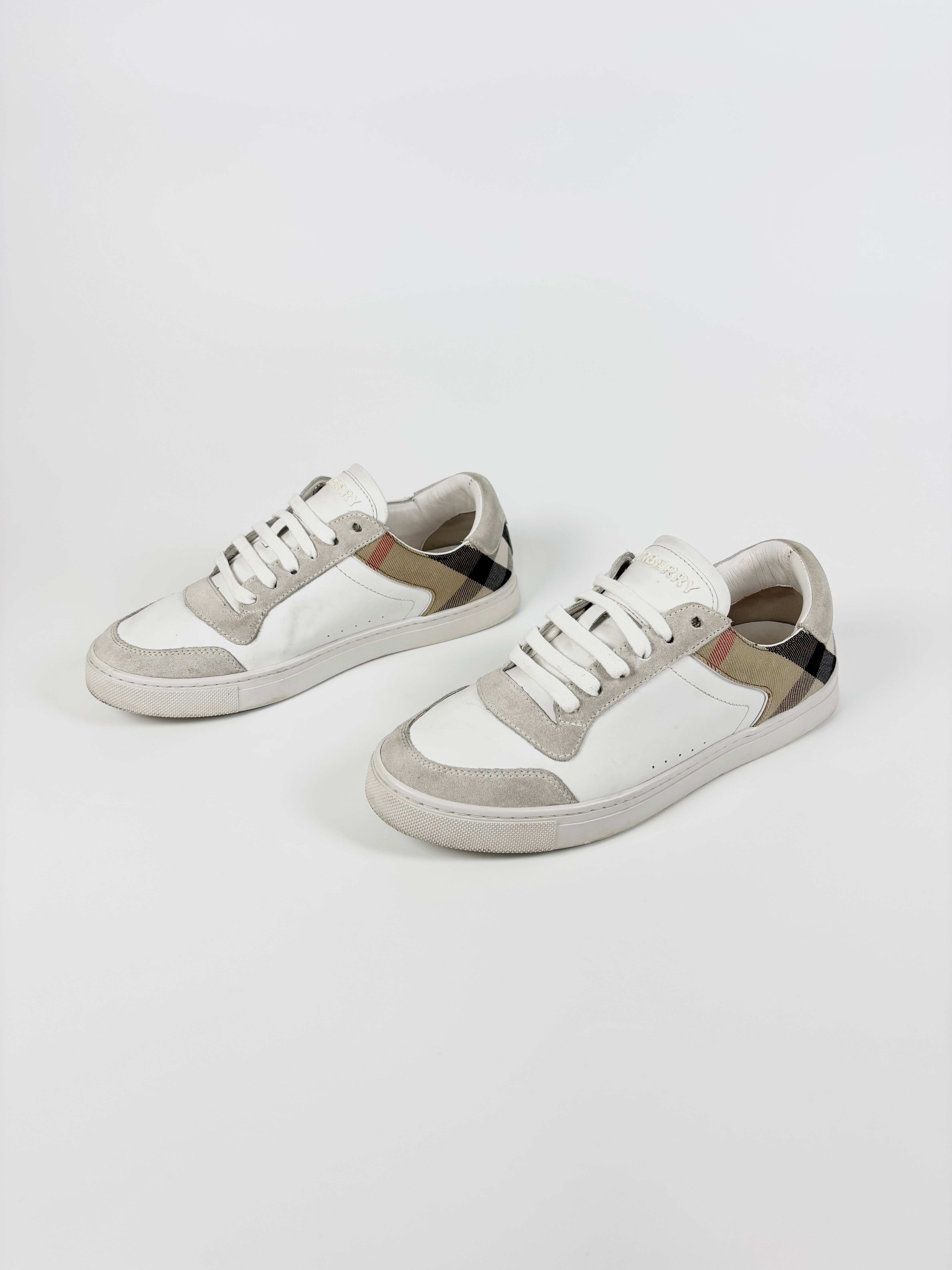 Burberry Checked Monogram Sneakers