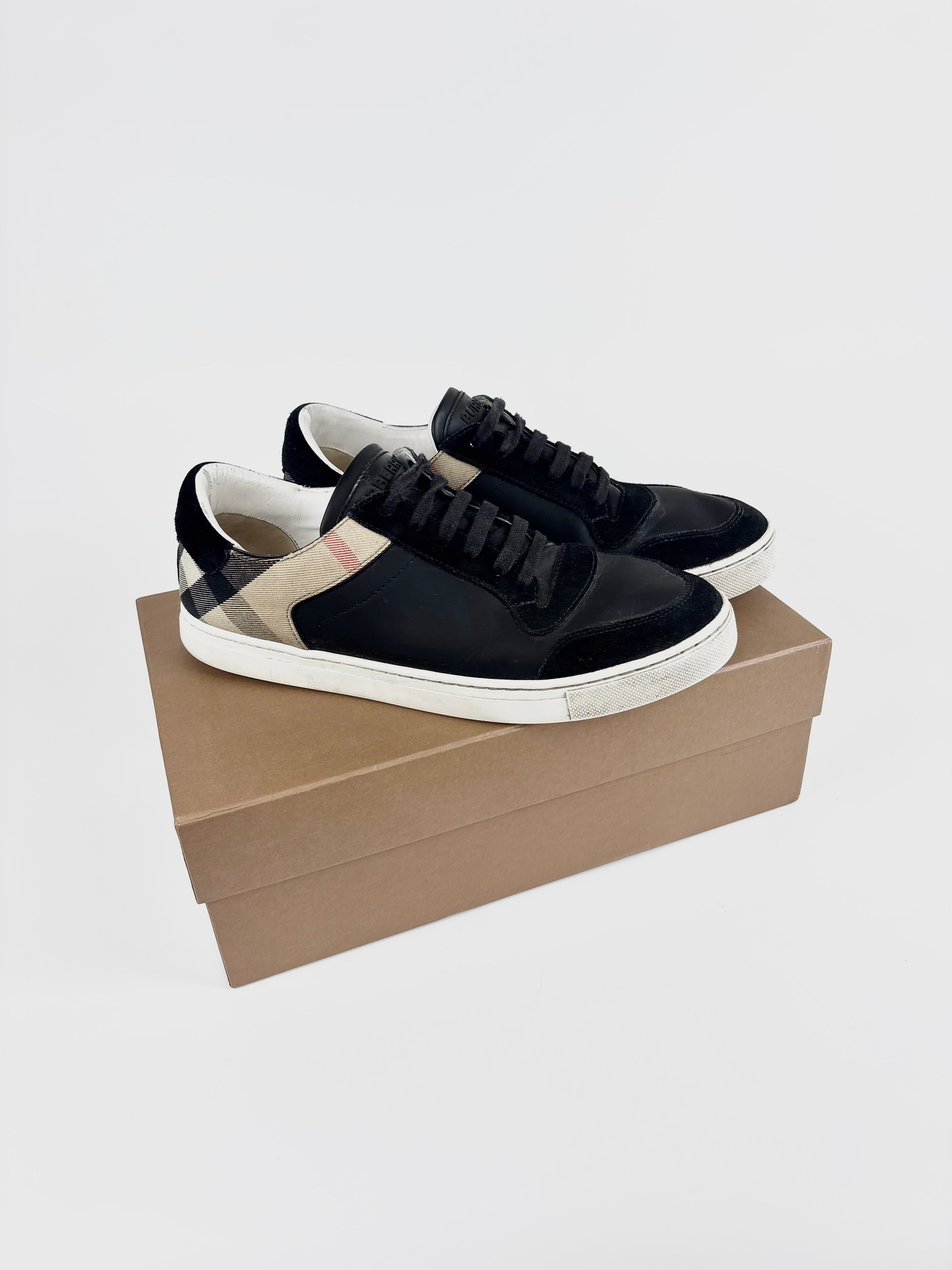 Burberry Checked Monogram Sneakers
