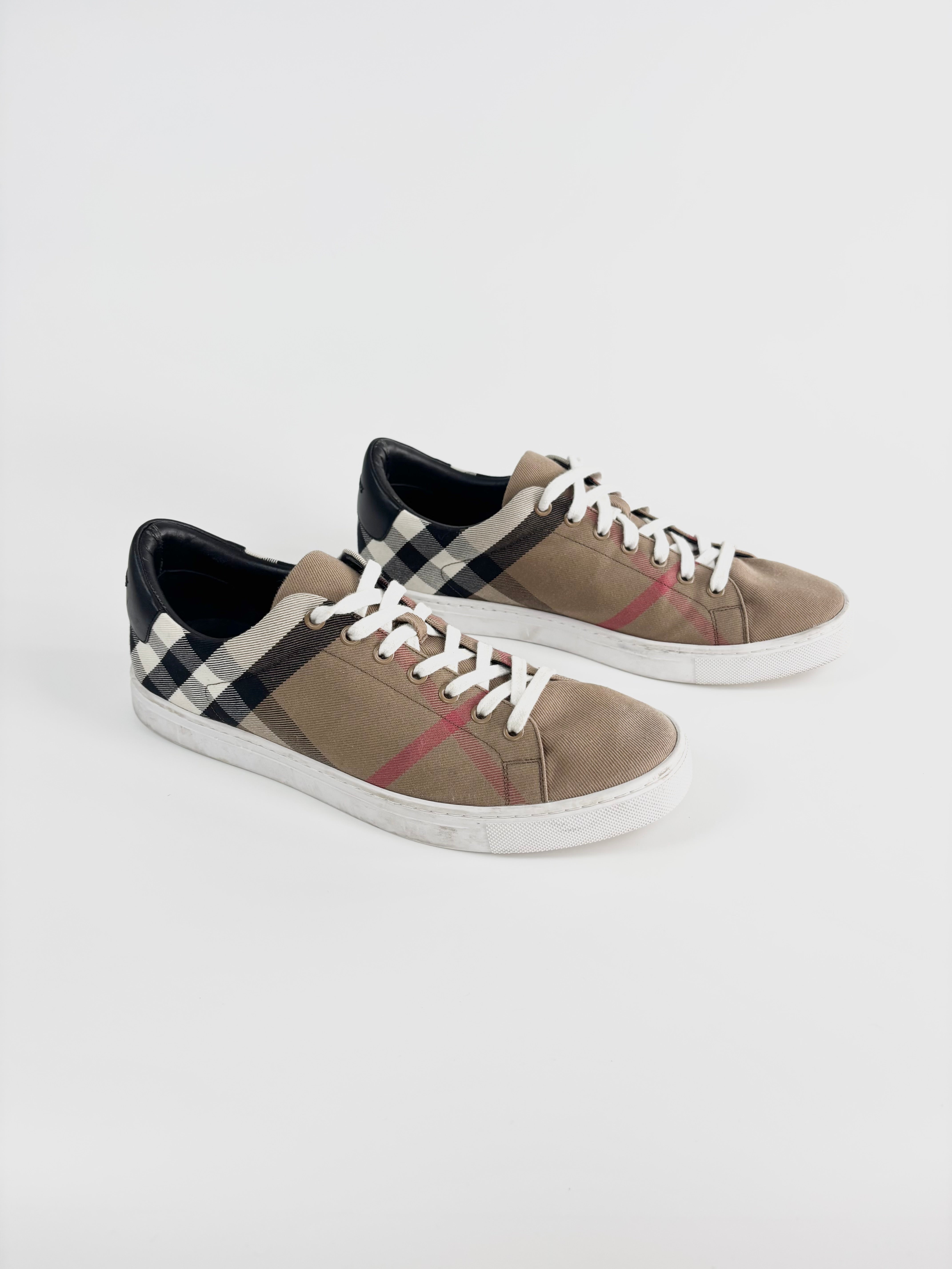Burberry Checked Monogram Sneakers