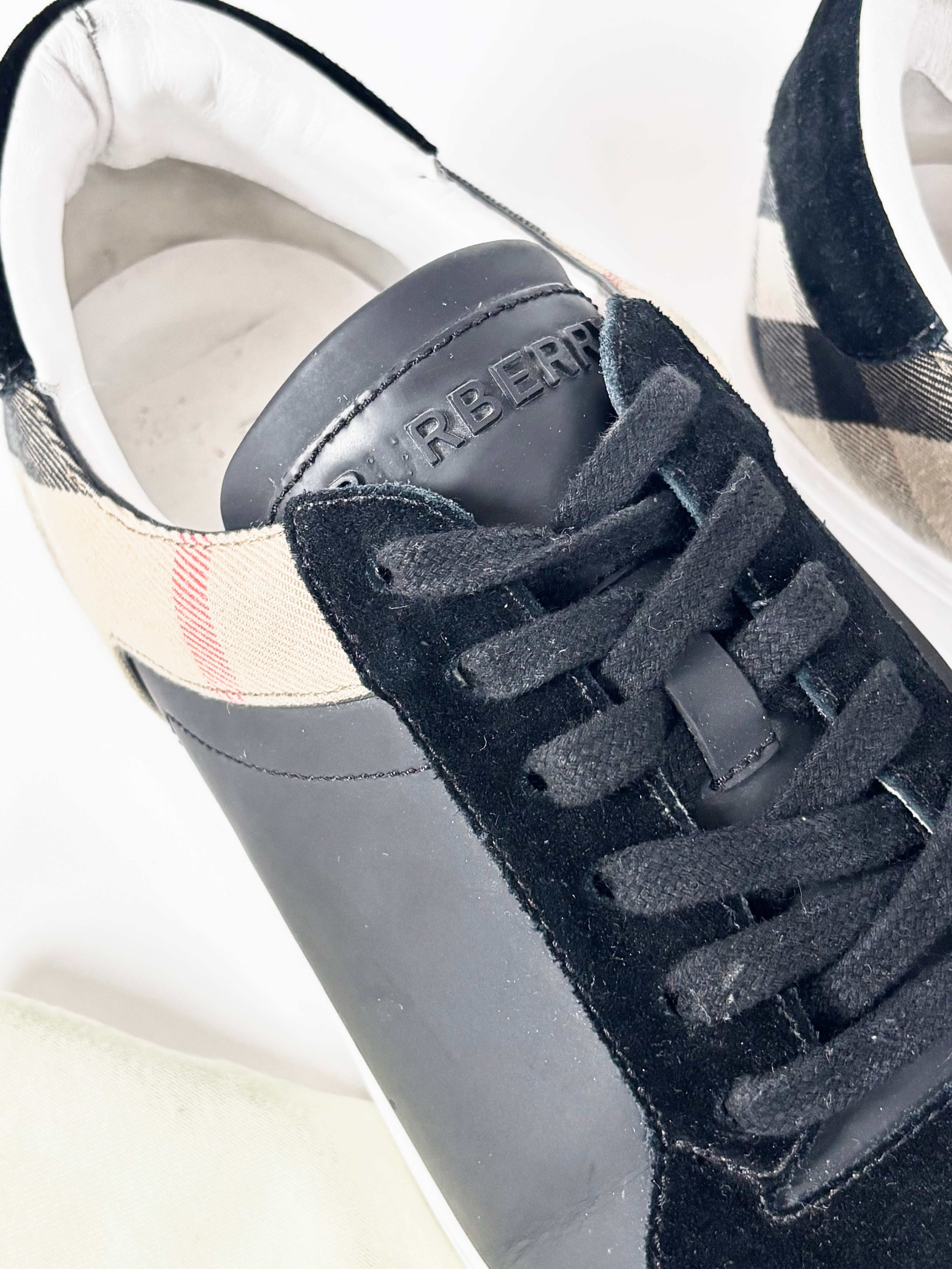 Burberry Checked Sneakers