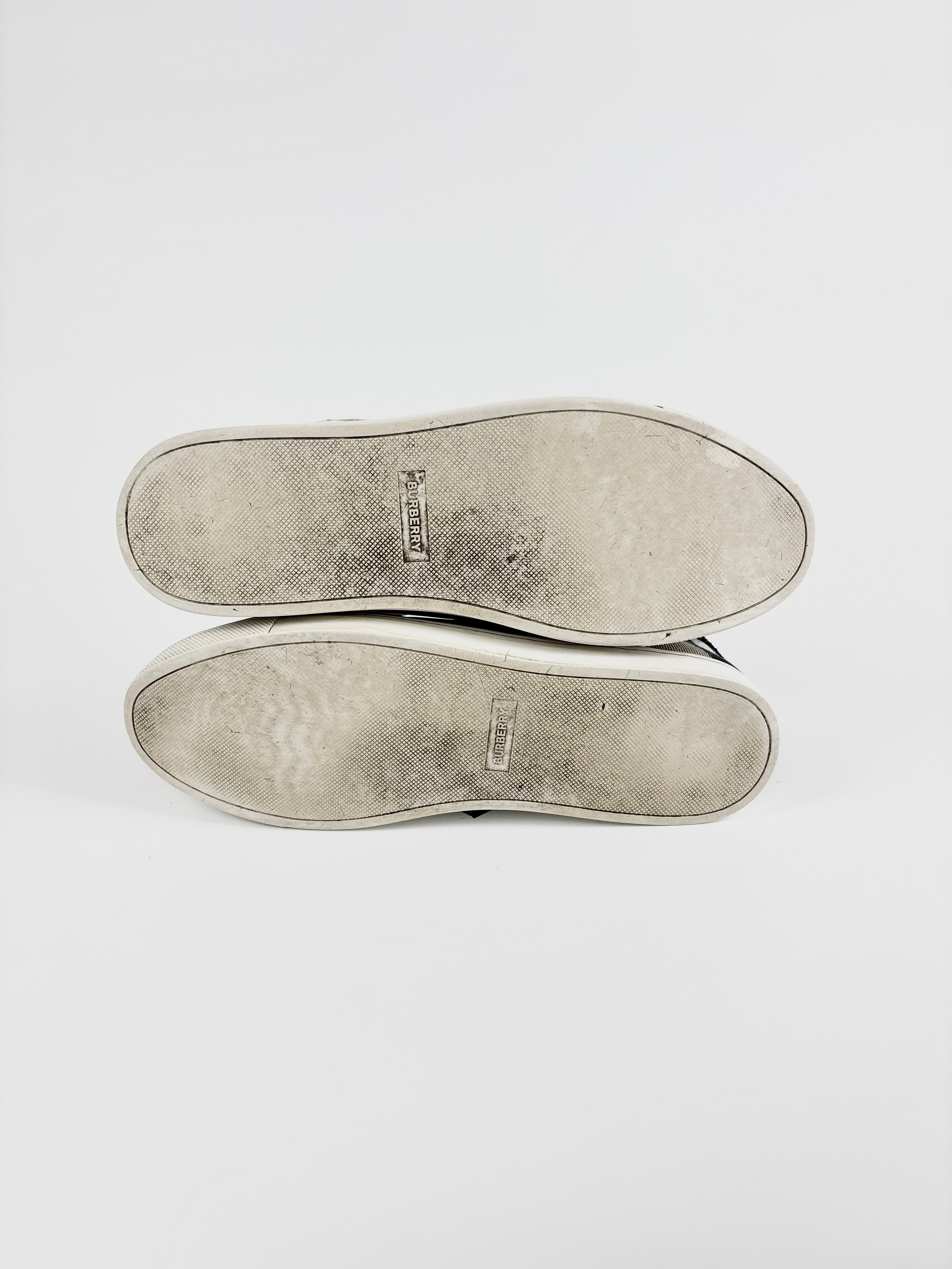 Burberry Checked Monogram Sneakers
