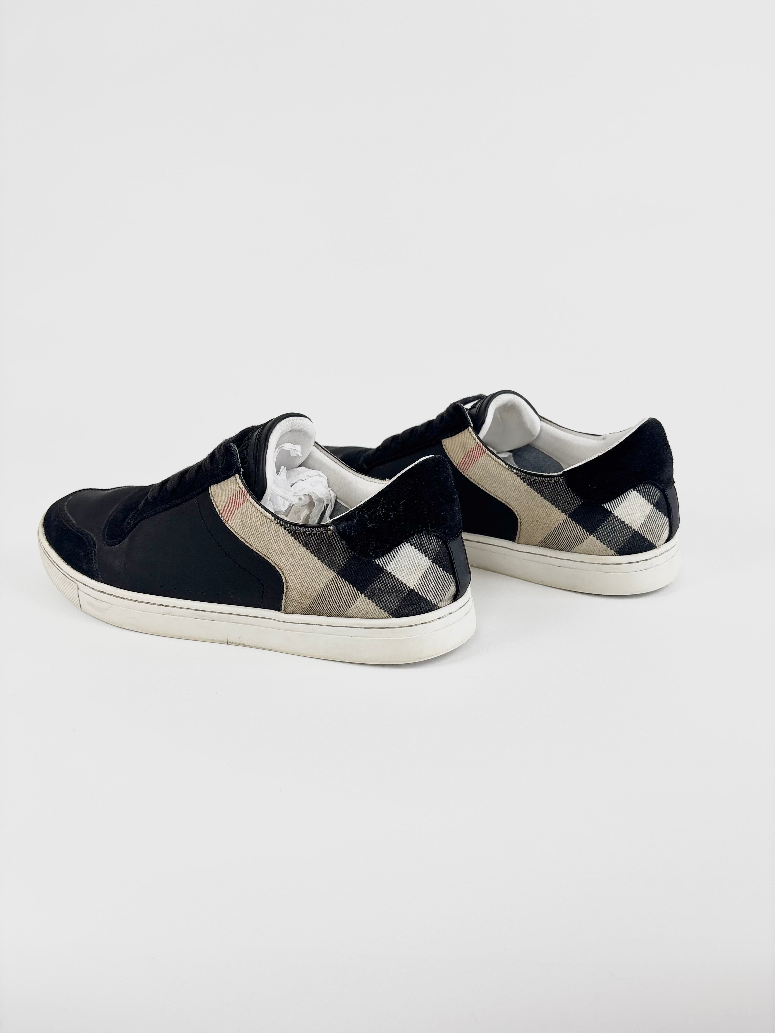 Burberry Checked Monogram Sneakers