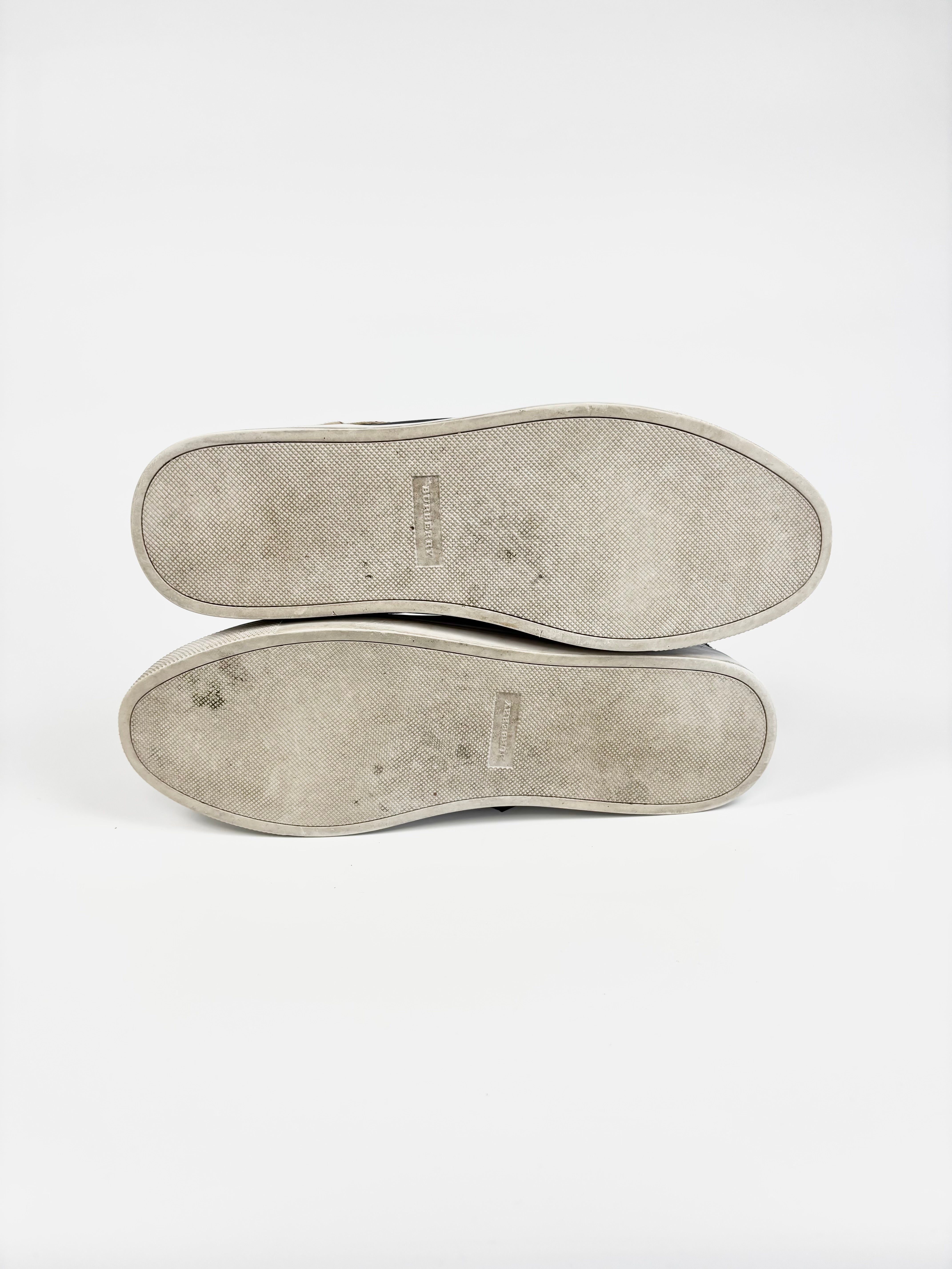 Burberry Checked Monogram Sneakers