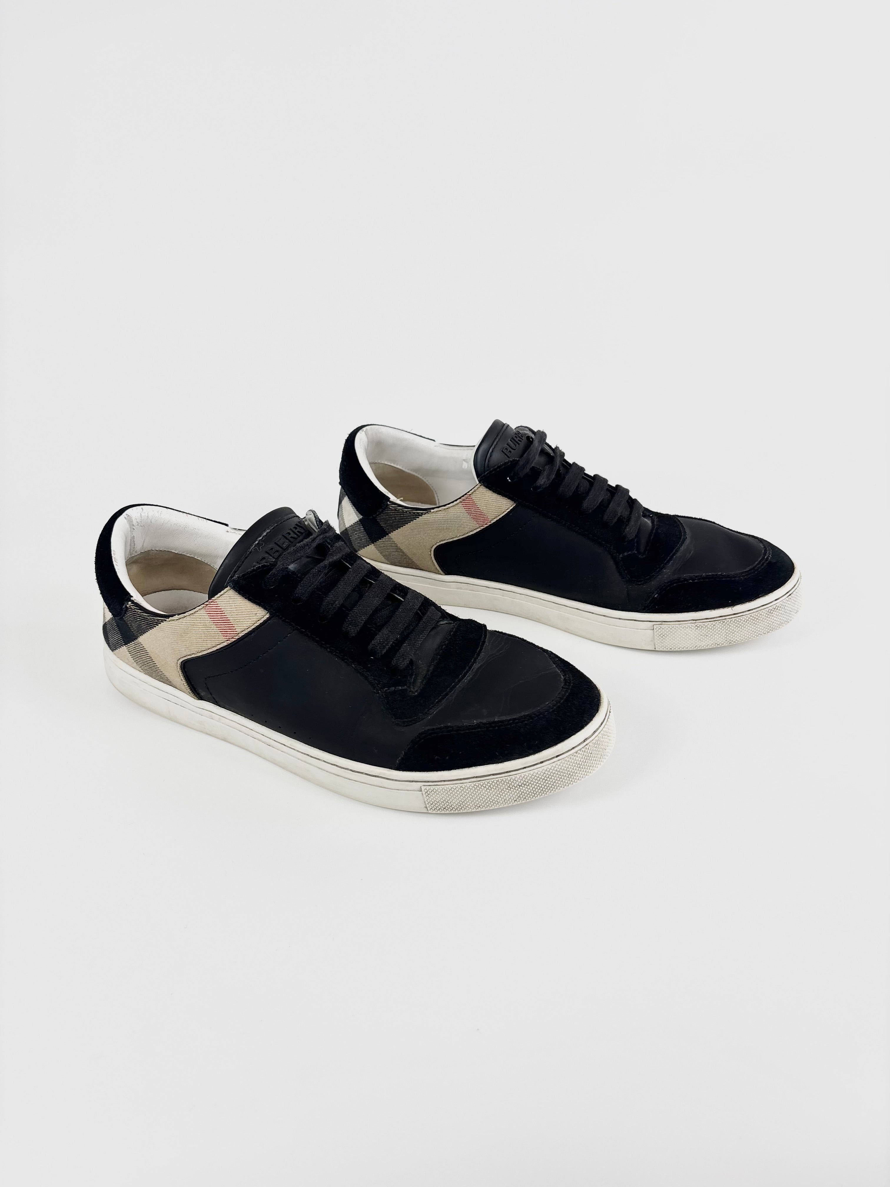 Burberry Checked Monogram Sneakers
